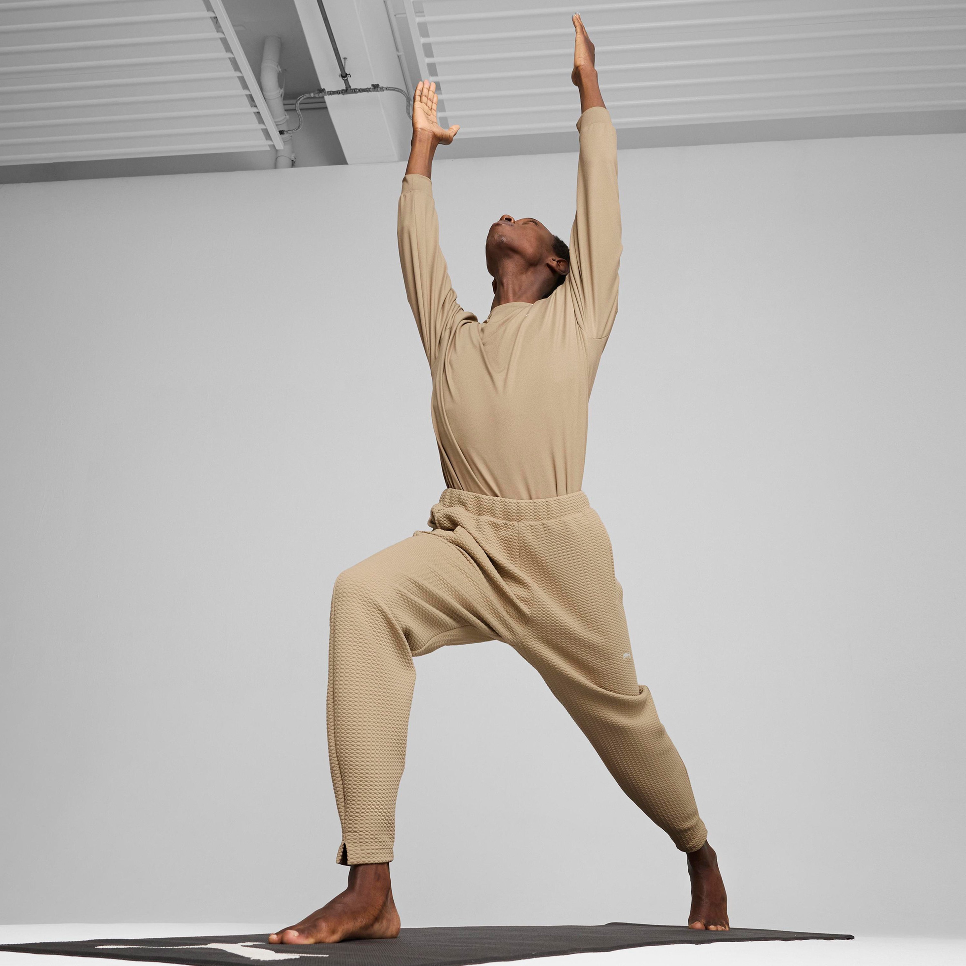 Puma M Studio Texture Erkek Krem Rengi Eşofman Altı