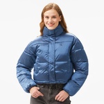 Calvin Klein Jeans Shiny Cropped Puffer Kadın Mavi Mont