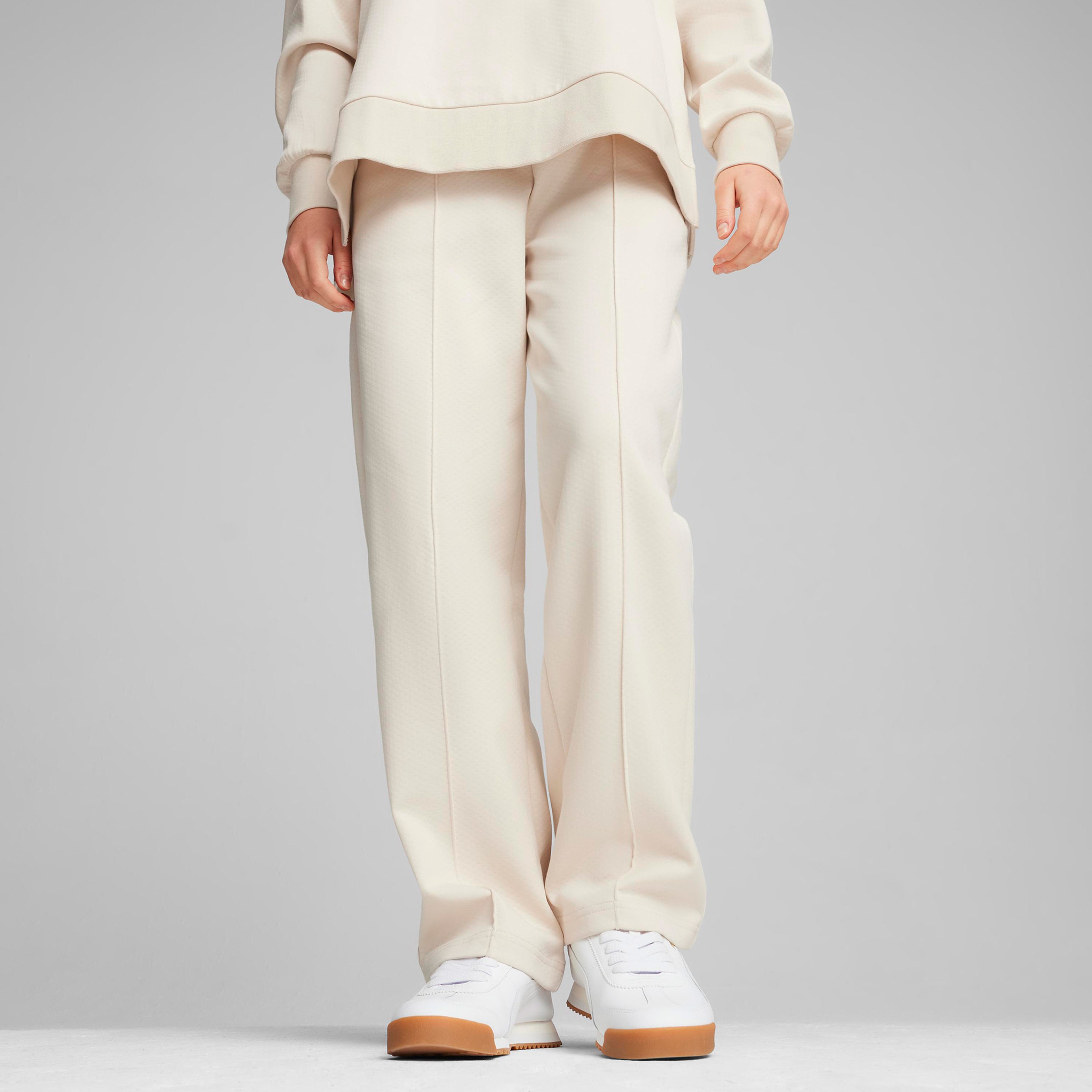 Puma Classics Pintuck Kadın Beyaz Eşofman Altı