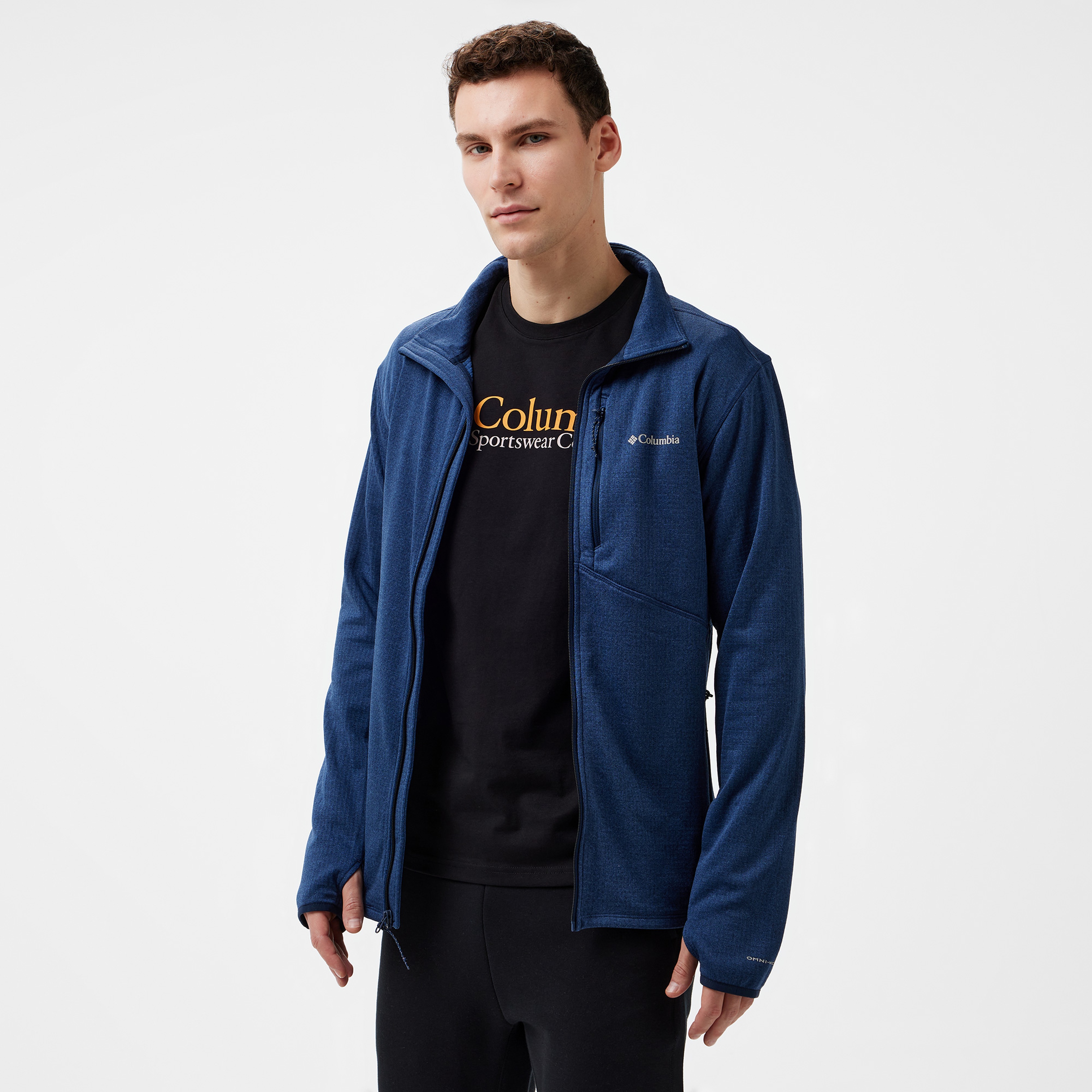 Columbia Park View Full Zip Erkek Lacivert Polar