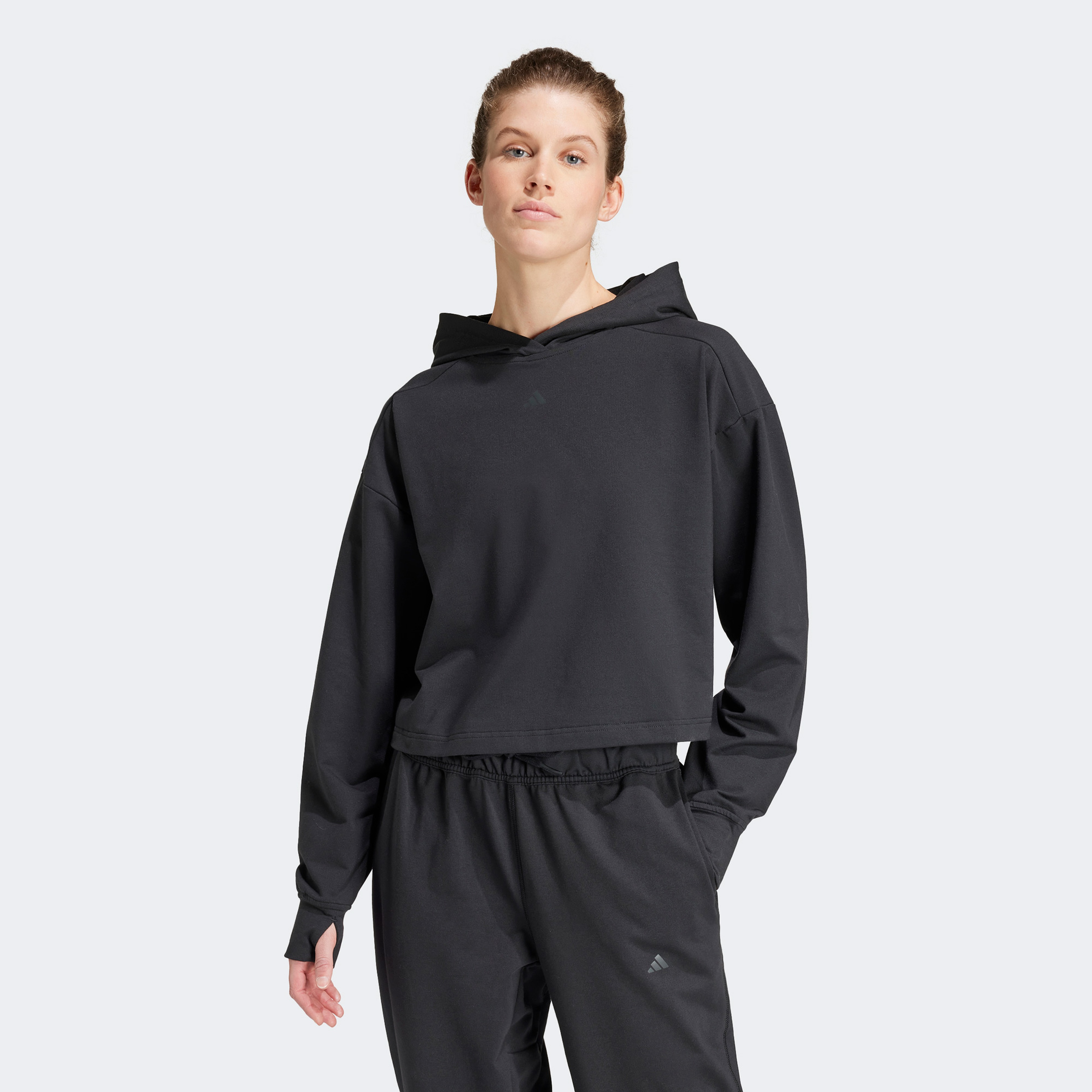 adidas Power Kadın Siyah Sweatshirt