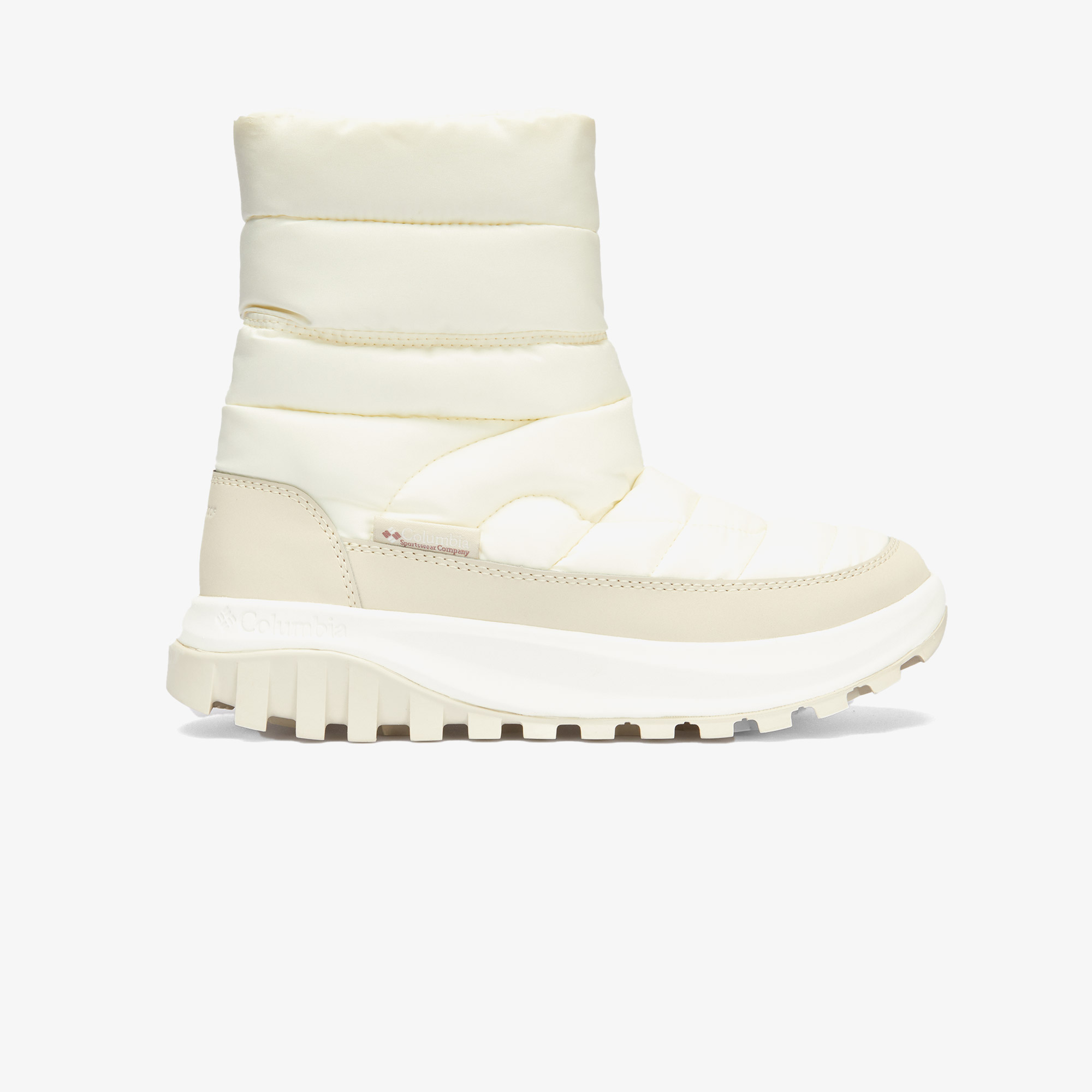 Columbia Snowtrot Mid Kadın Ekru Kar Botu