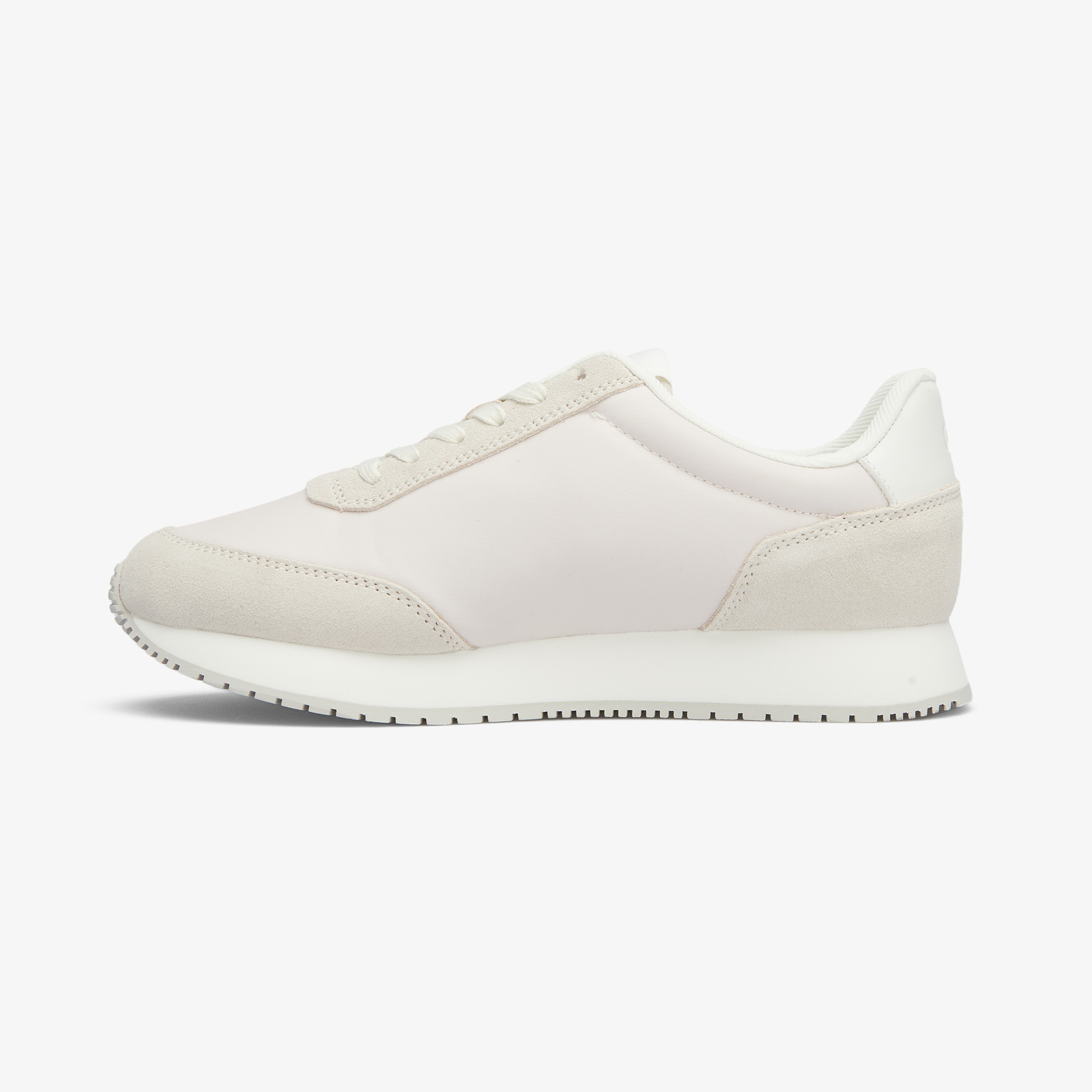 Calvin Klein Jeans Runner Laceup Low Mix Kadın Krem Spor Ayakkabı