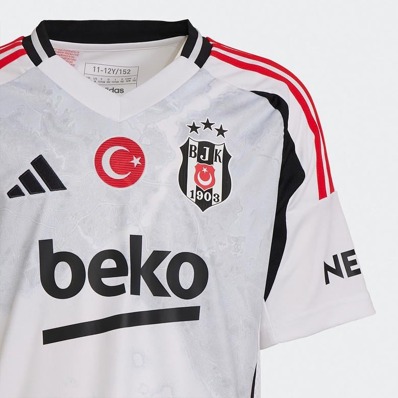 adidas Beşiktaş JK Çocuk Beyaz Futbol Forması