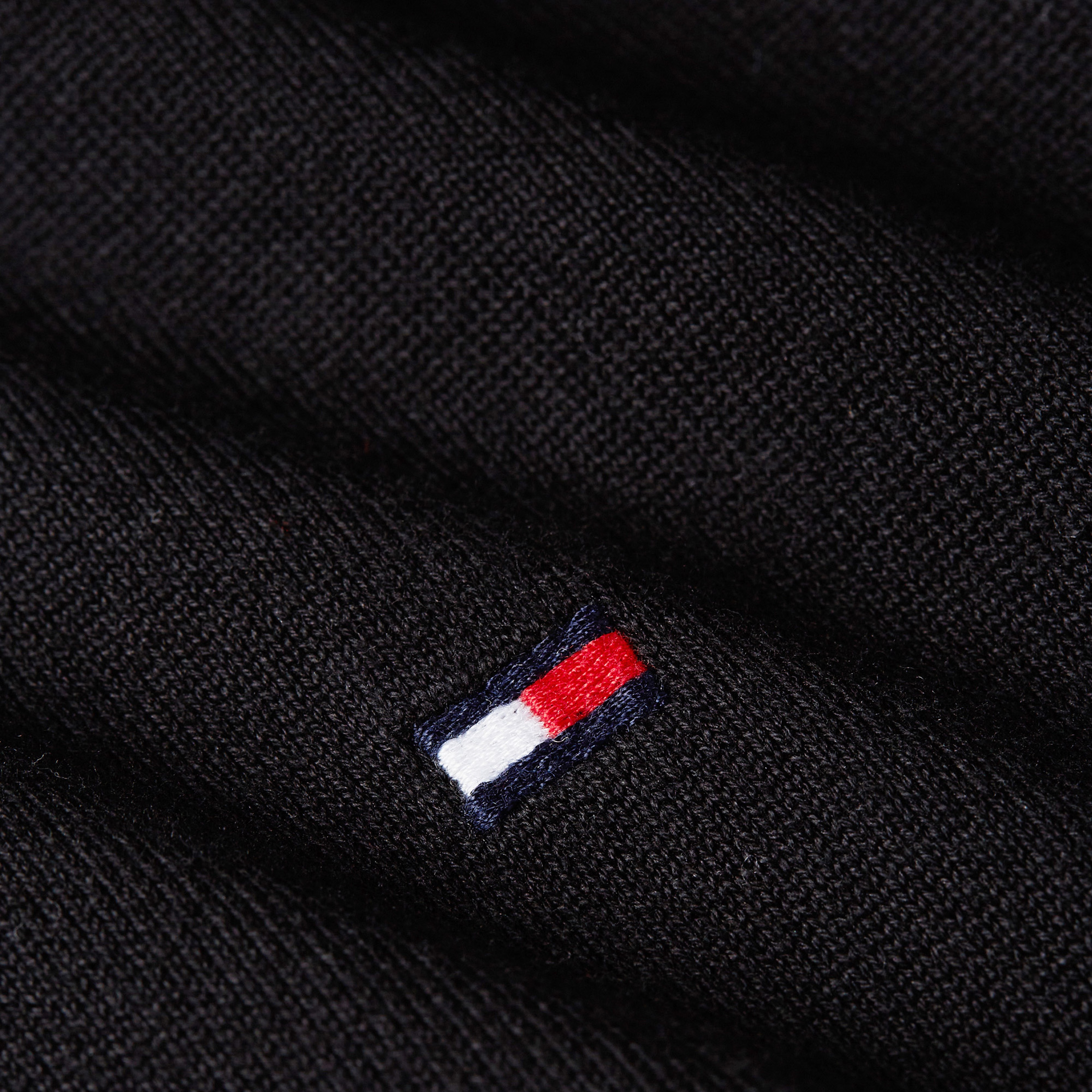 Tommy Hilfiger Erkek Siyah Triko