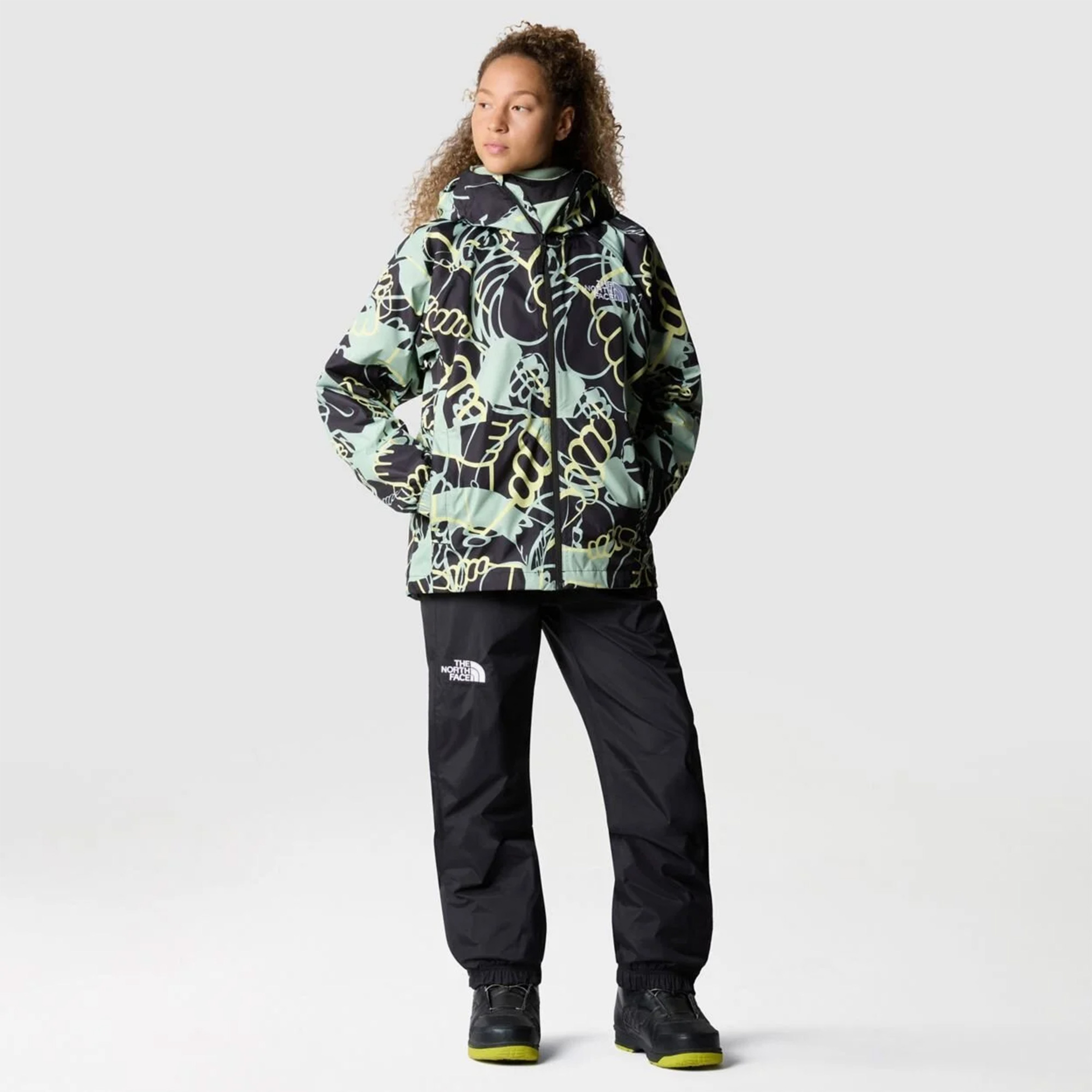 The North Face Build Up Kadın Siyah/Gri Mont