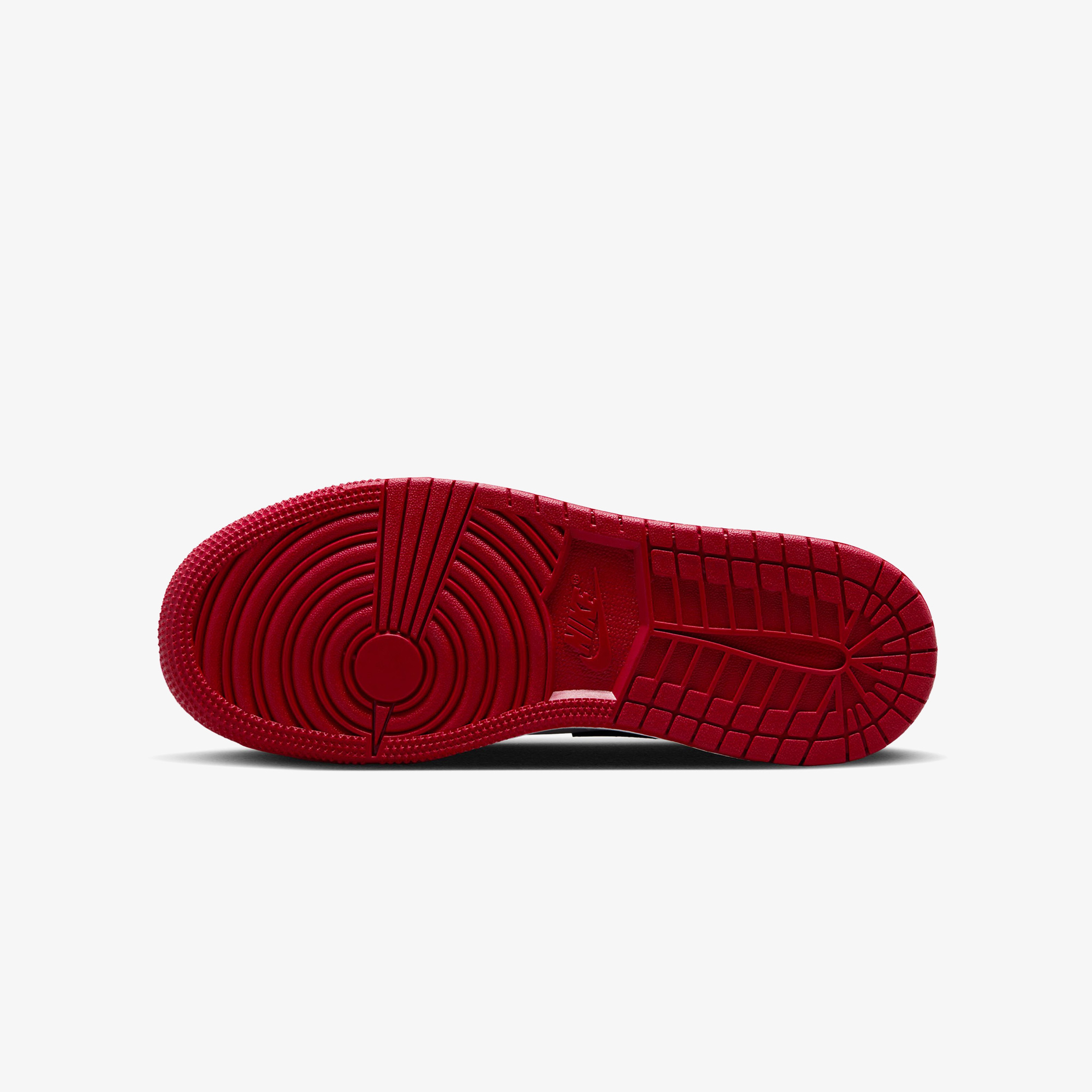 Jordan Air 1 Low Kadın Siyah/Beyaz/Kırmızı Sneaker