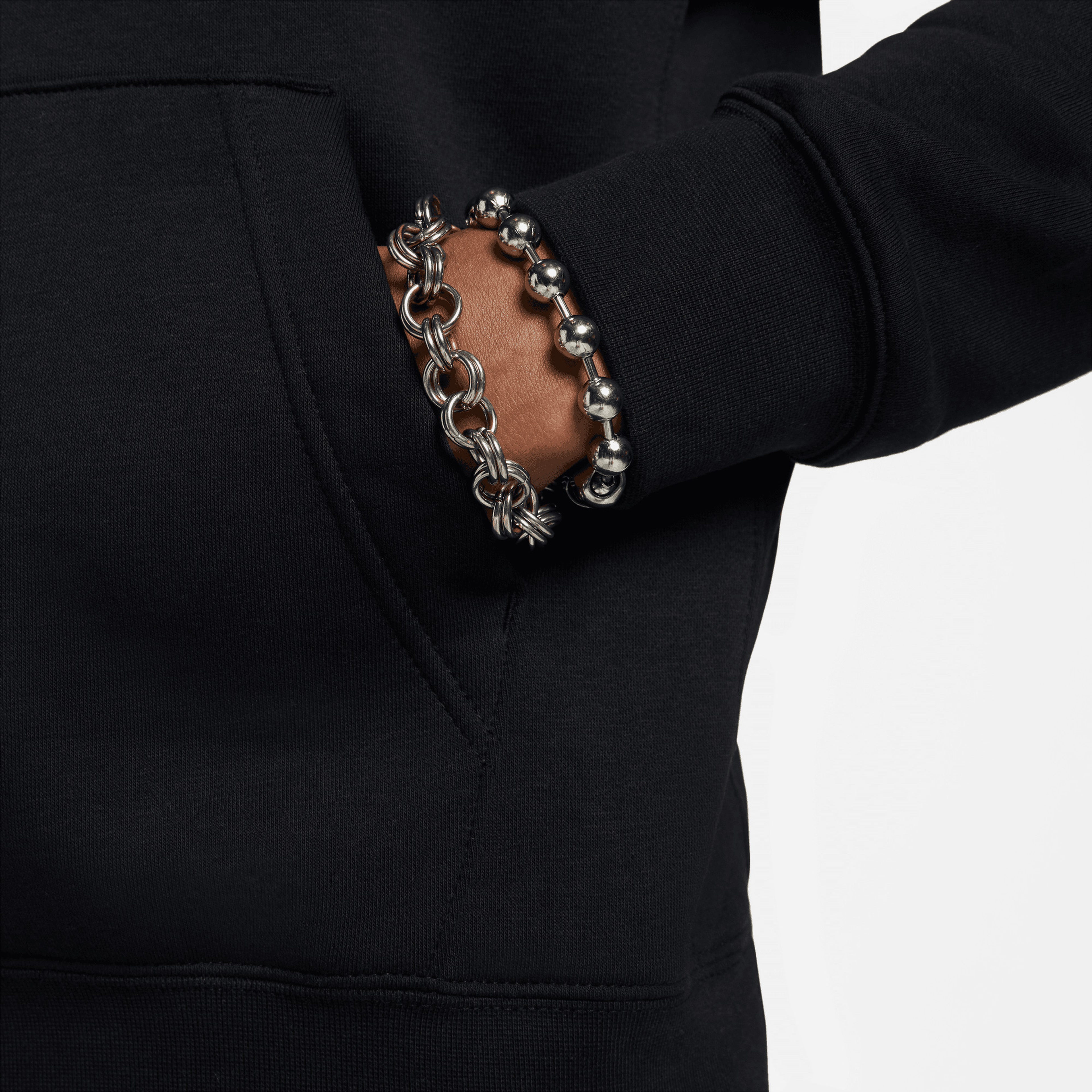 Nike Club Erkek Siyah Sweatshirt