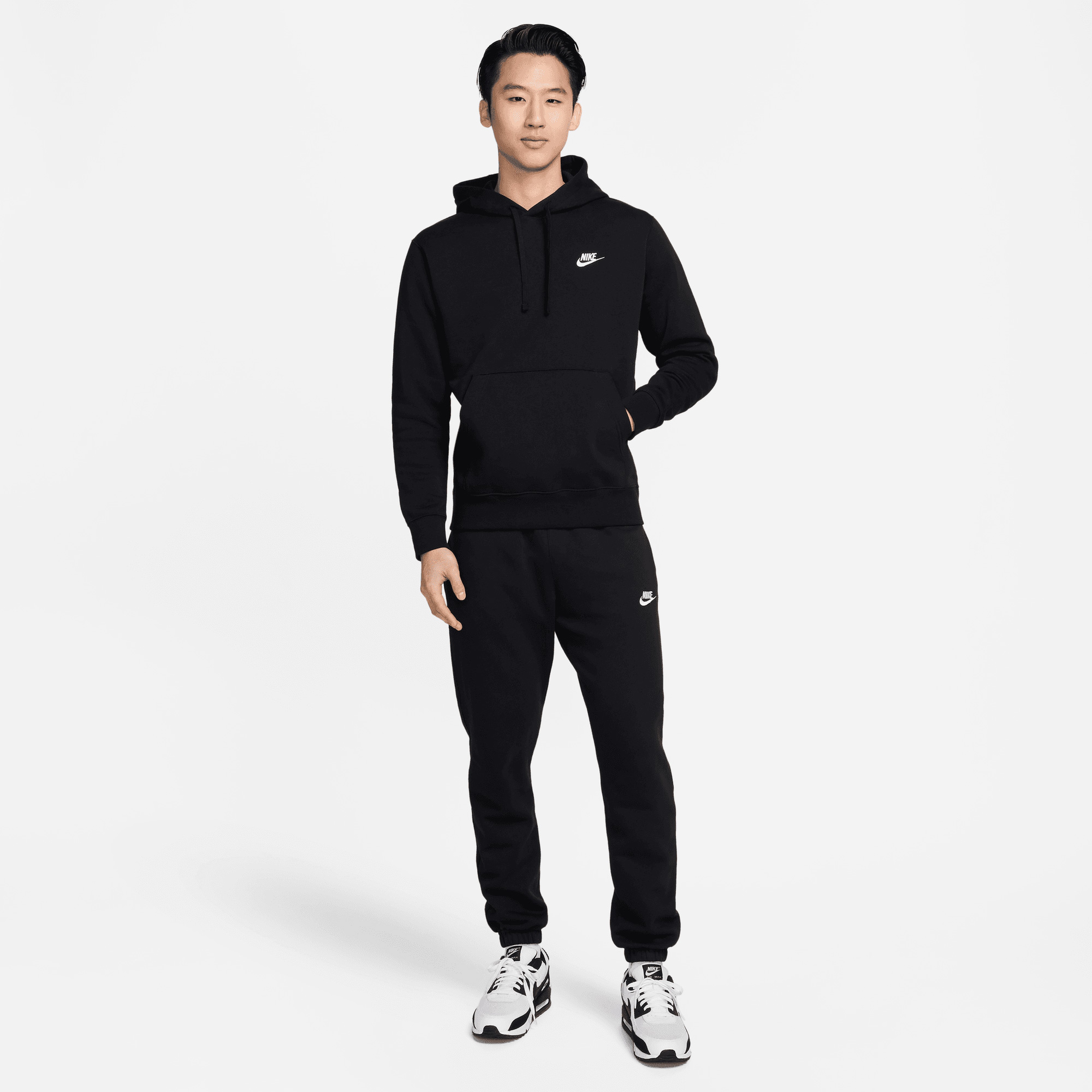 Nike Club Erkek Siyah Sweatshirt