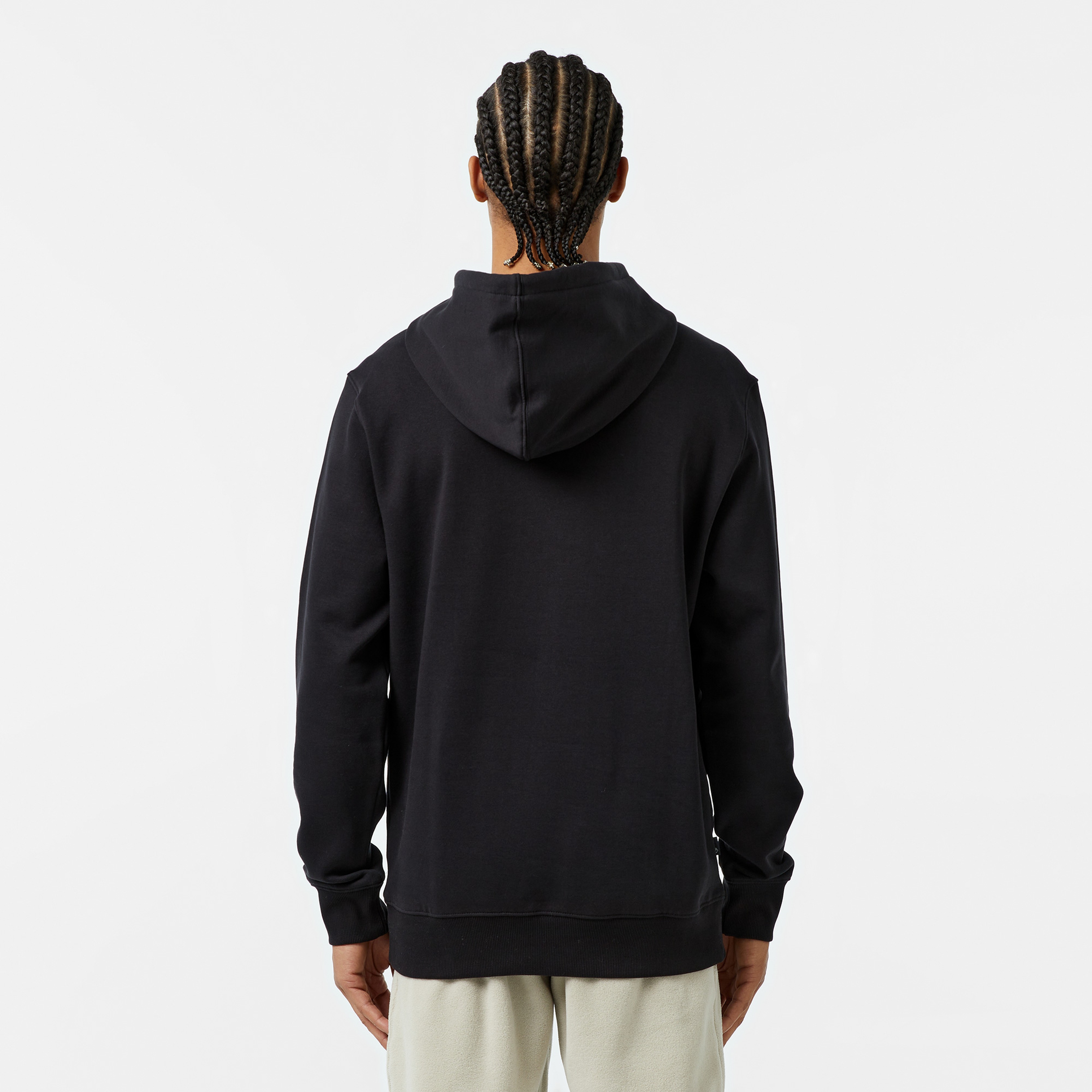 Timberland Core Logo Erkek Siyah Kapüşonlu Sweatshirt