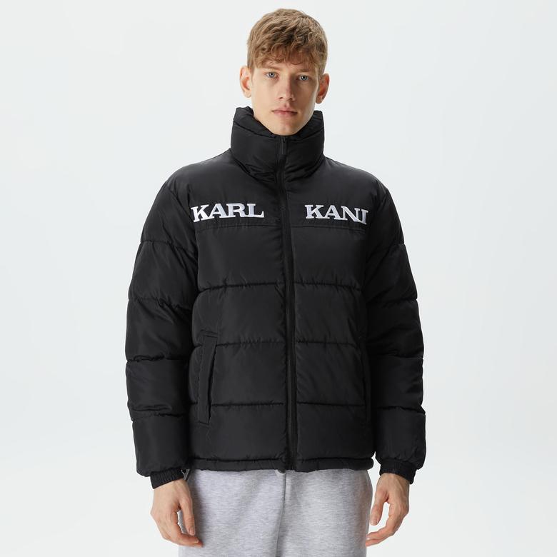 Karl Kani Retro Essential Puffer  Erkek Siyah Ceket
