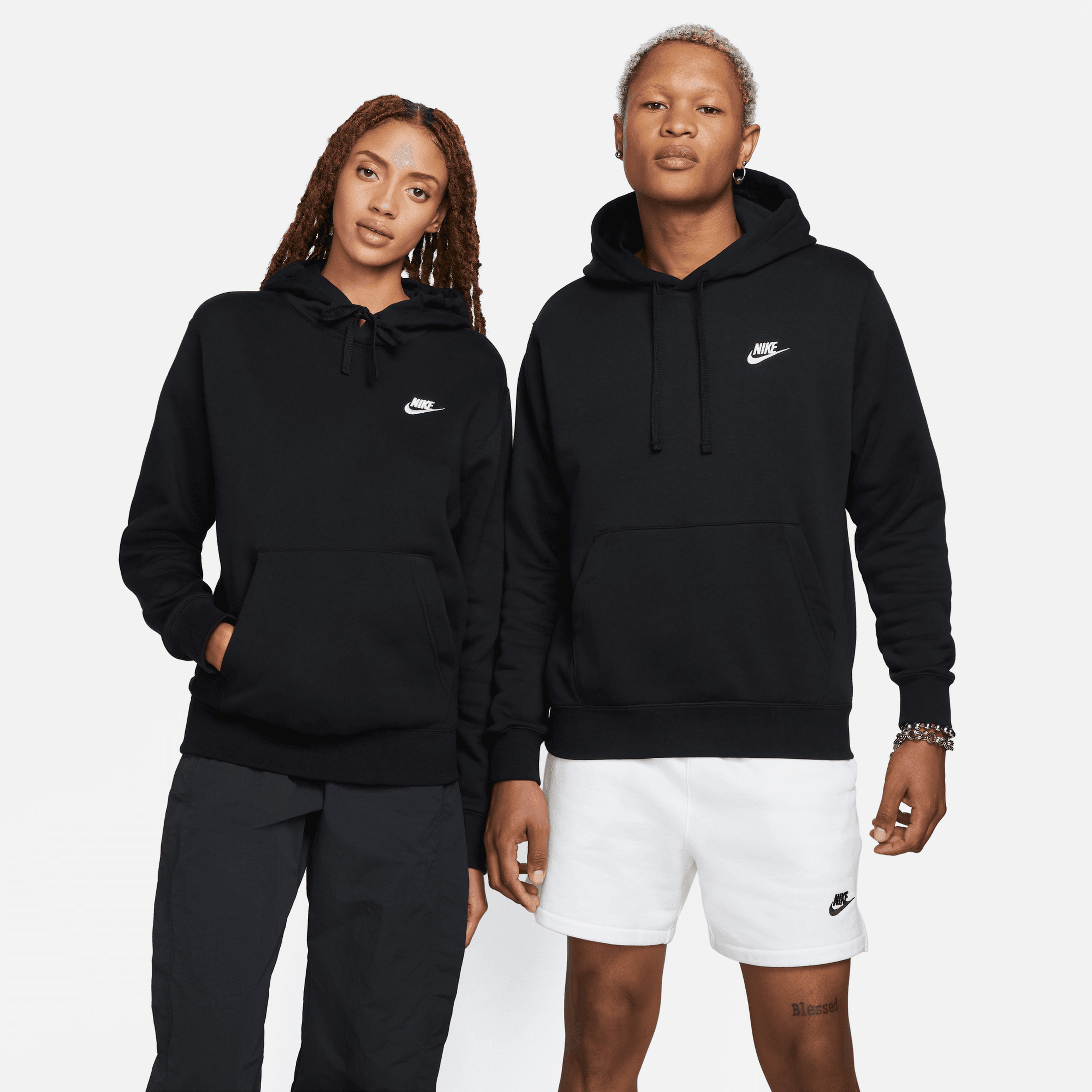 Nike Club Erkek Siyah Sweatshirt