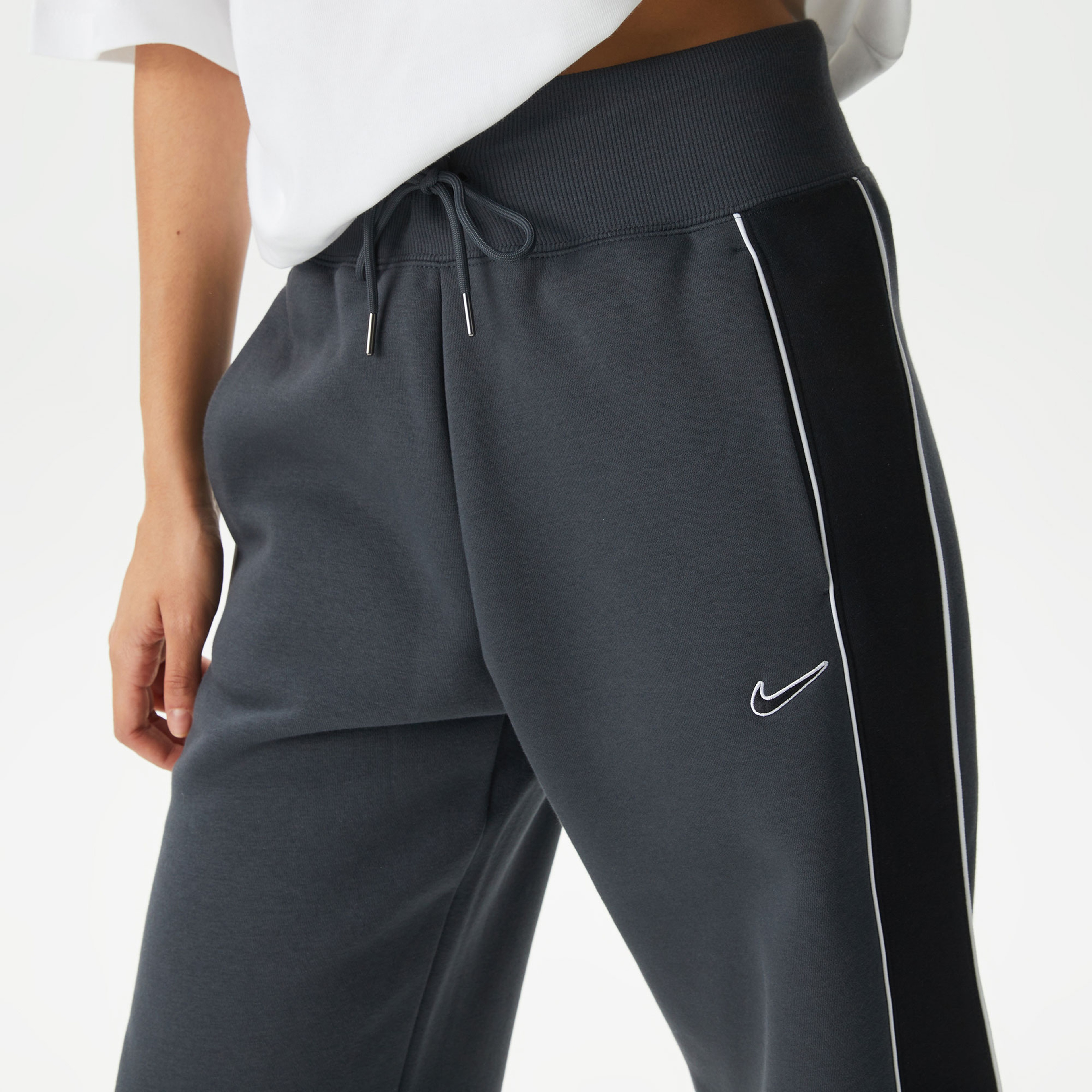 Nike Sportswear Phoenix Fleece Kadın Gri Eşofman Altı