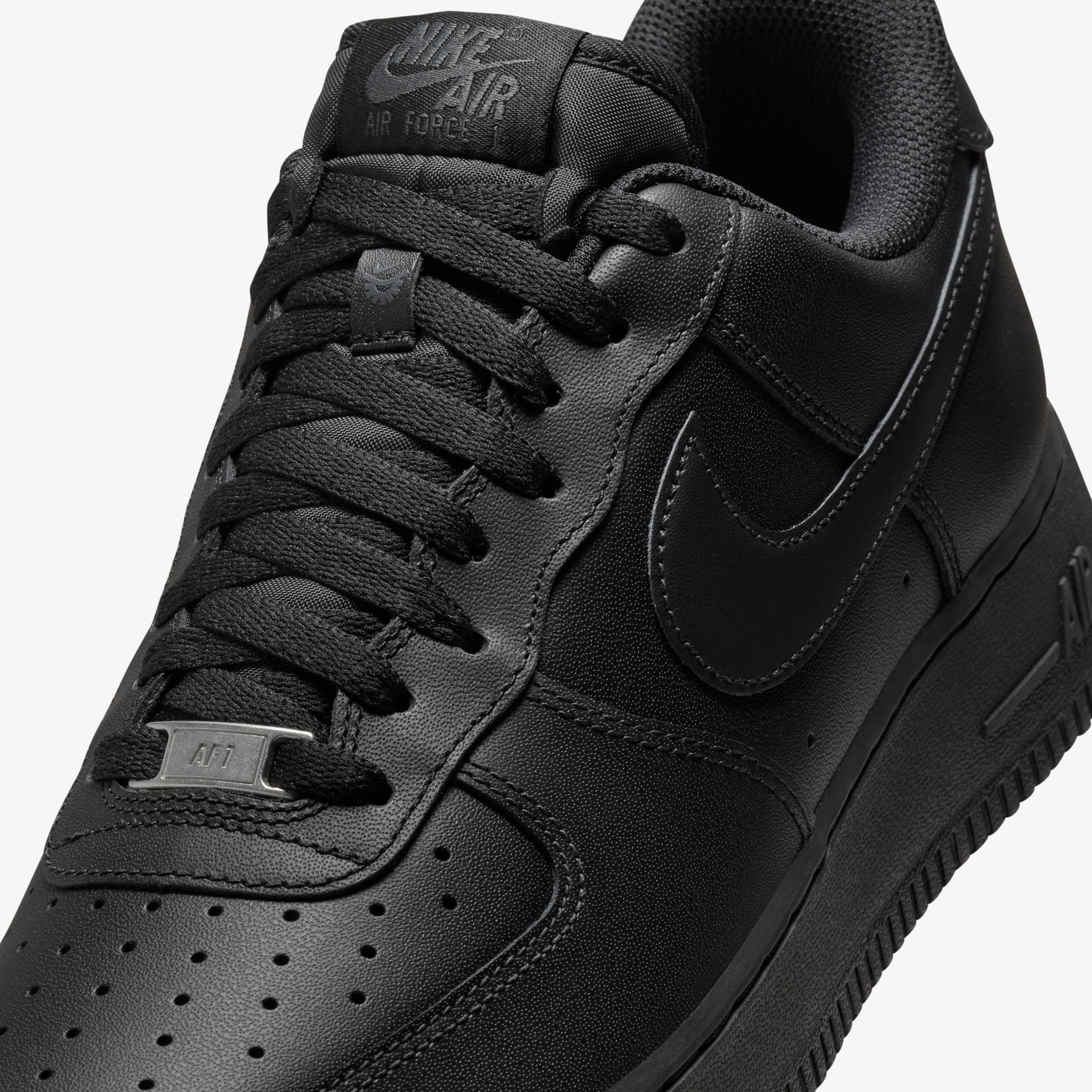 Nike Air Force 1 07 EasyOn Sportswear Erkek Siyah Spor Ayakkabı