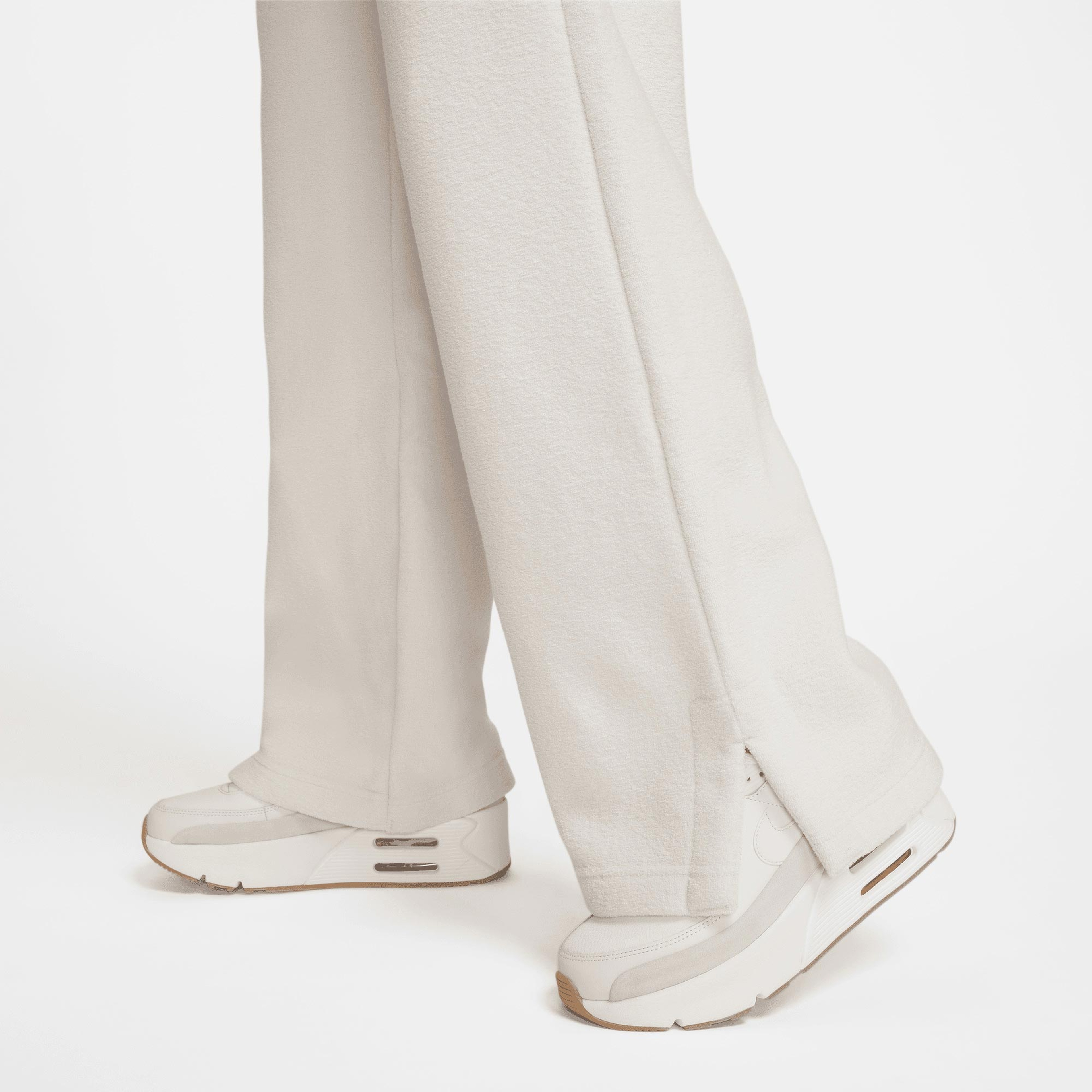 Nike Sportswear Phoenix Plush Kadın Krem Eşofman Altı