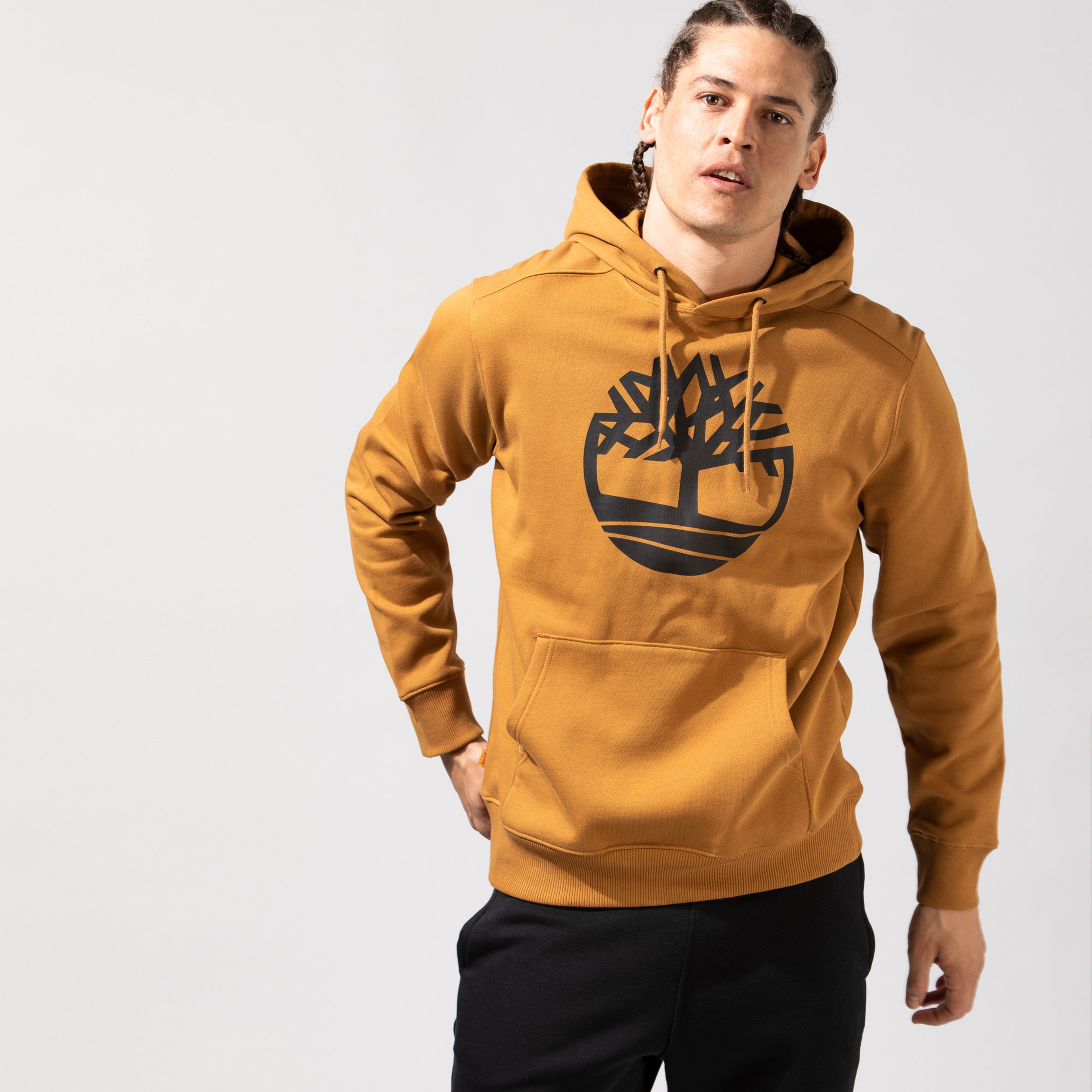 Timberland YC Core Tree Logo Pull Over Kapüşonlu Sweatshirt