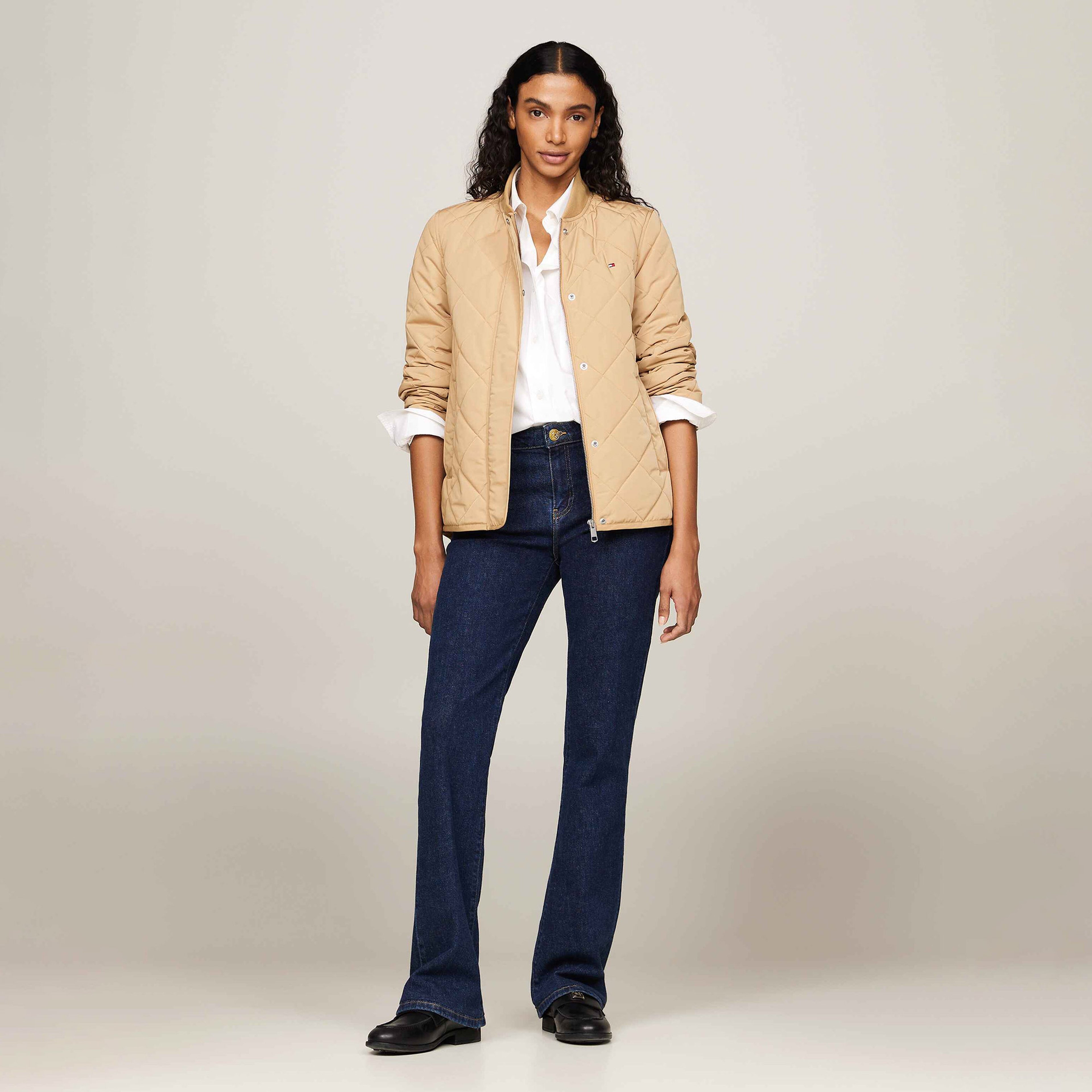 Tommy Hilfiger Kadın Haki Mont