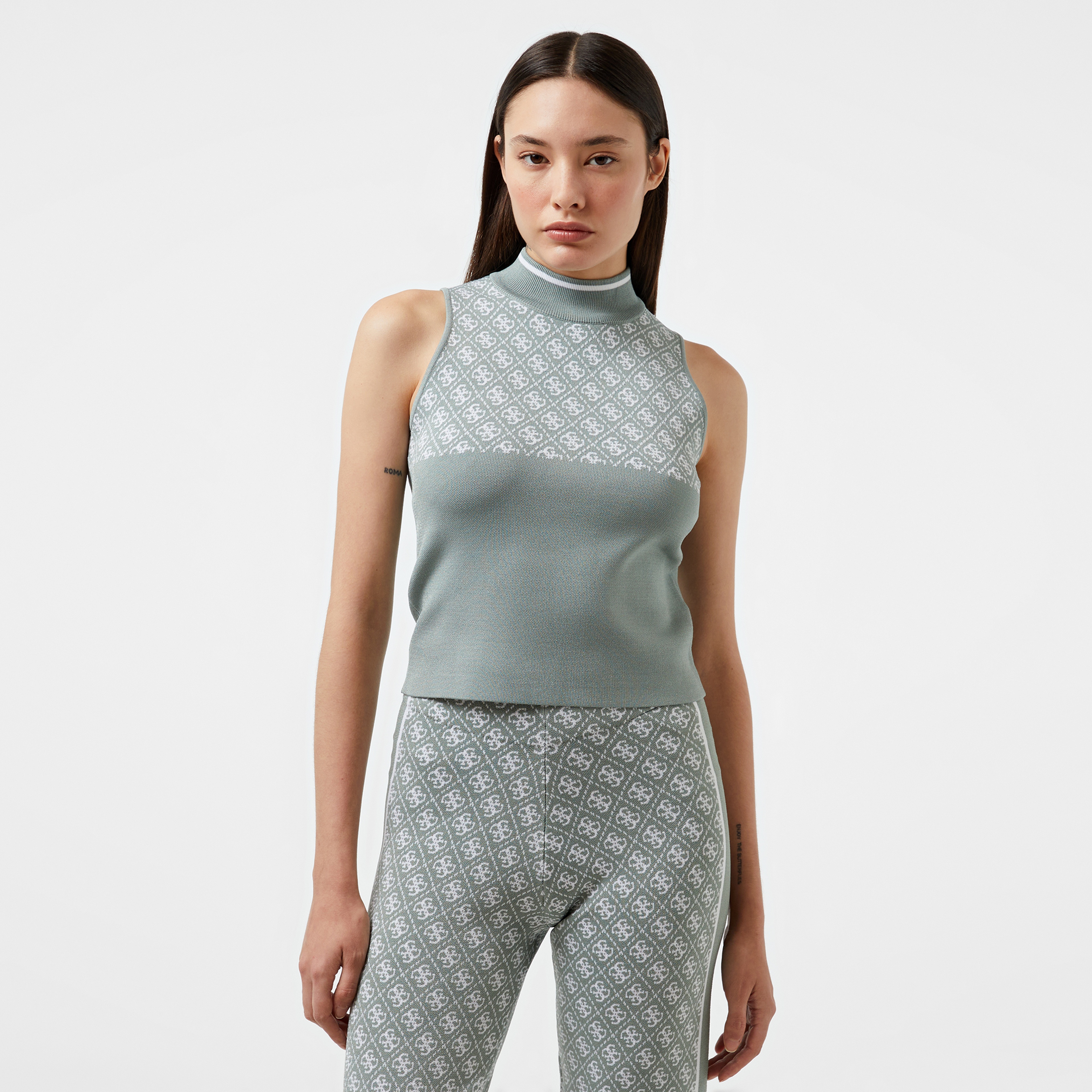 Guess Kadın Yeşil Yelek