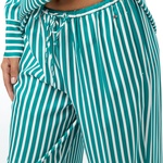 Tommy Hilfiger Fluidipell-On Kadın Yeşil Pantolon