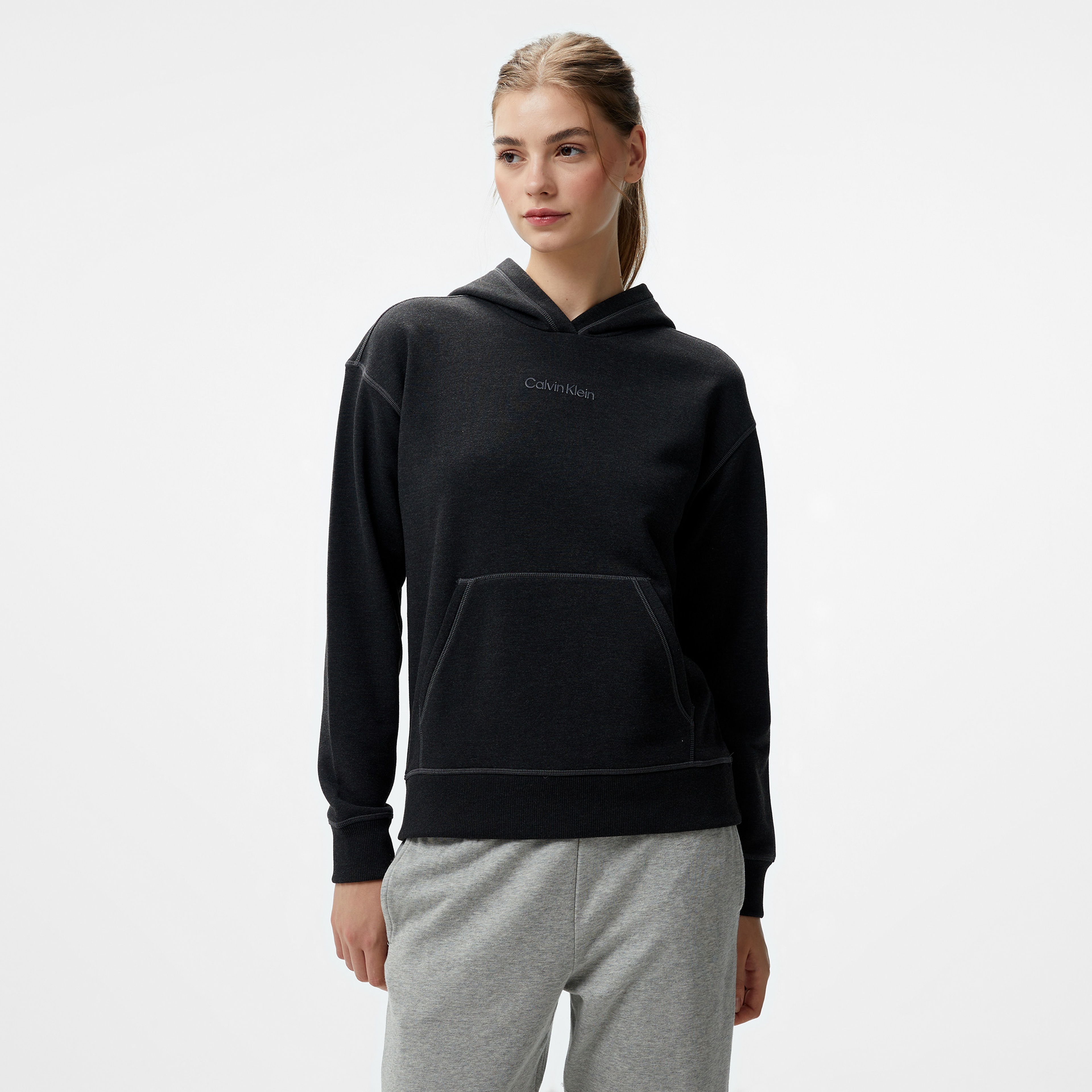 Calvin Klein Kadın Siyah Sweatshirt