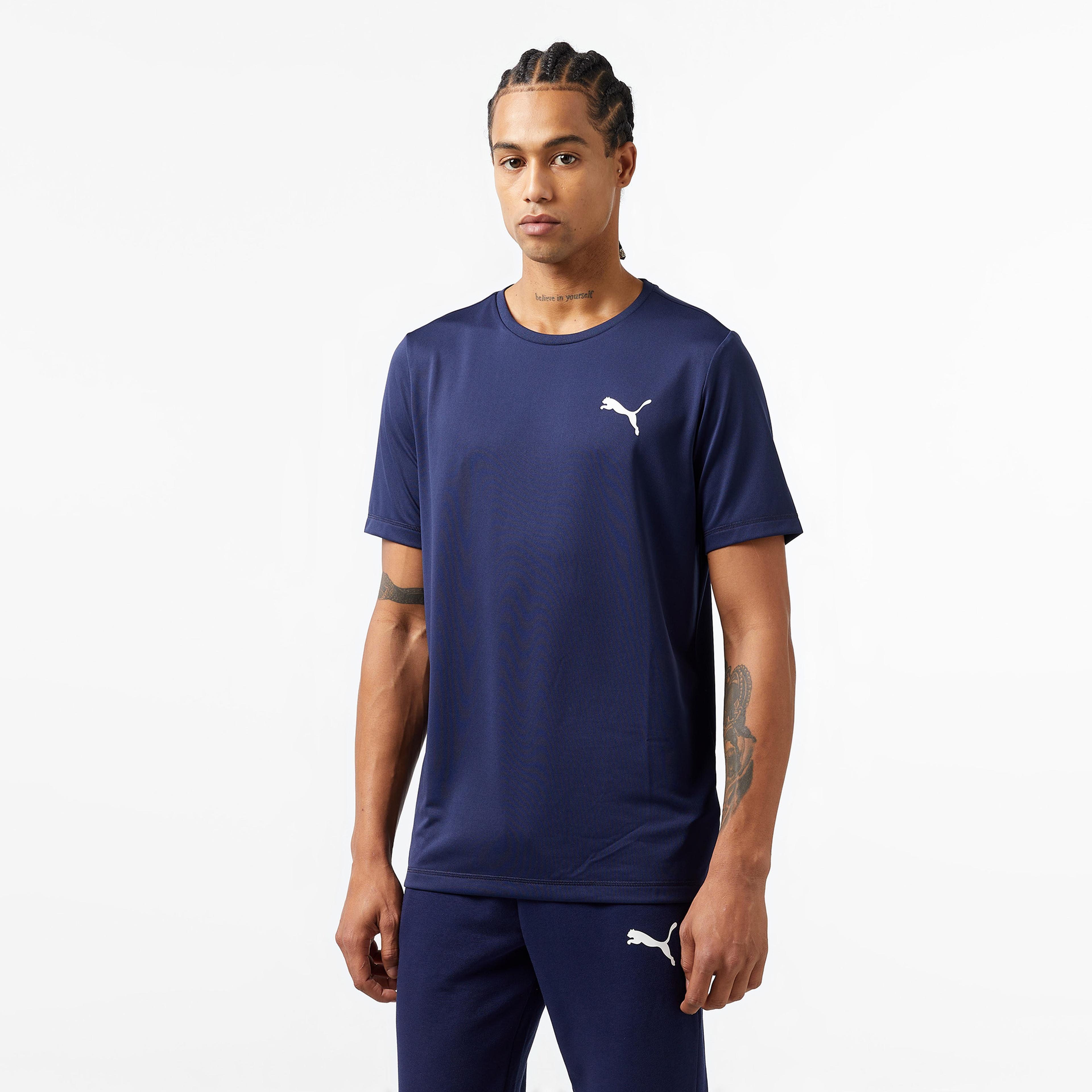 Puma Active Small Logo Erkek Lacivert T-Shirt