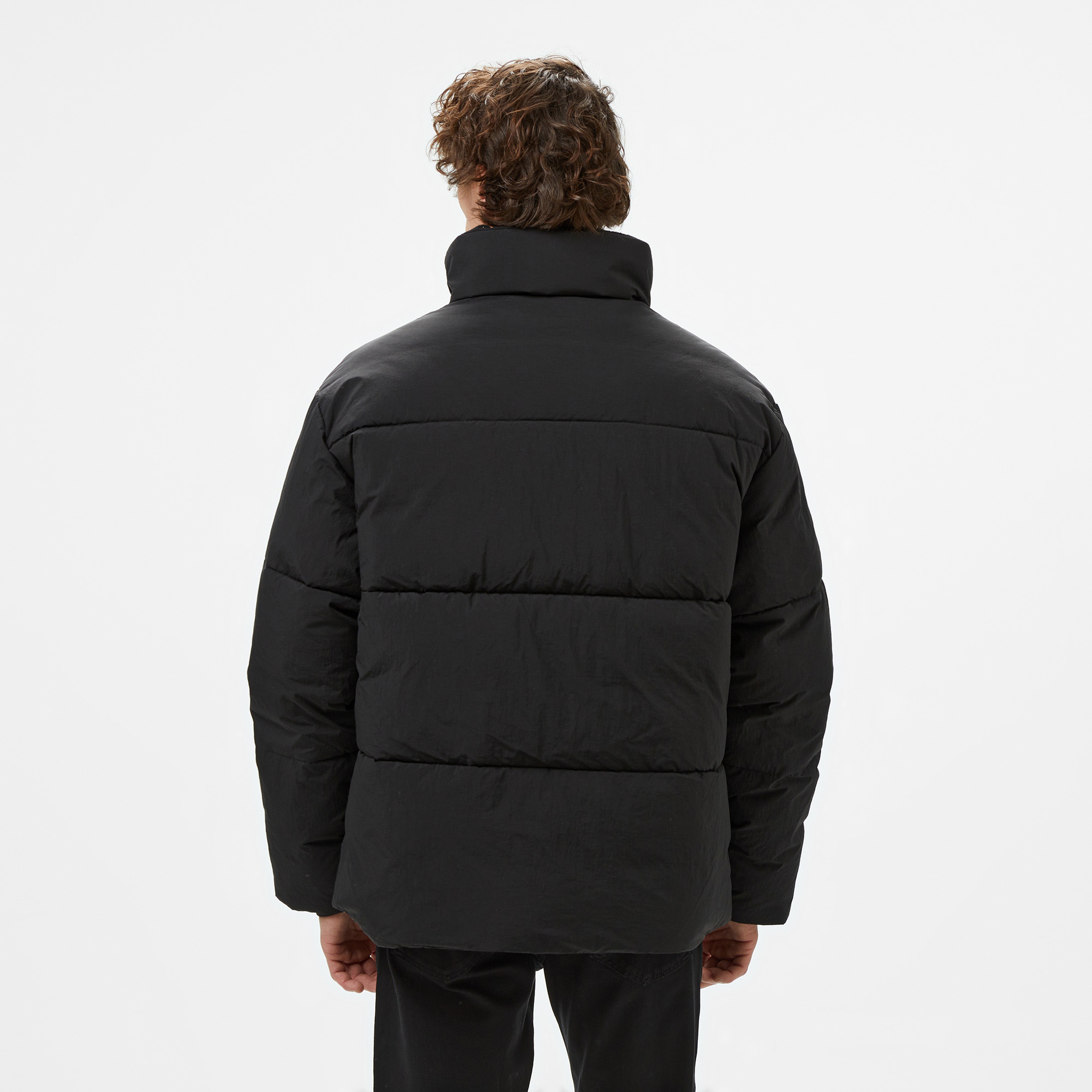 Calvin Klein Jeans Chenille Puffer Erkek Siyah Ceket