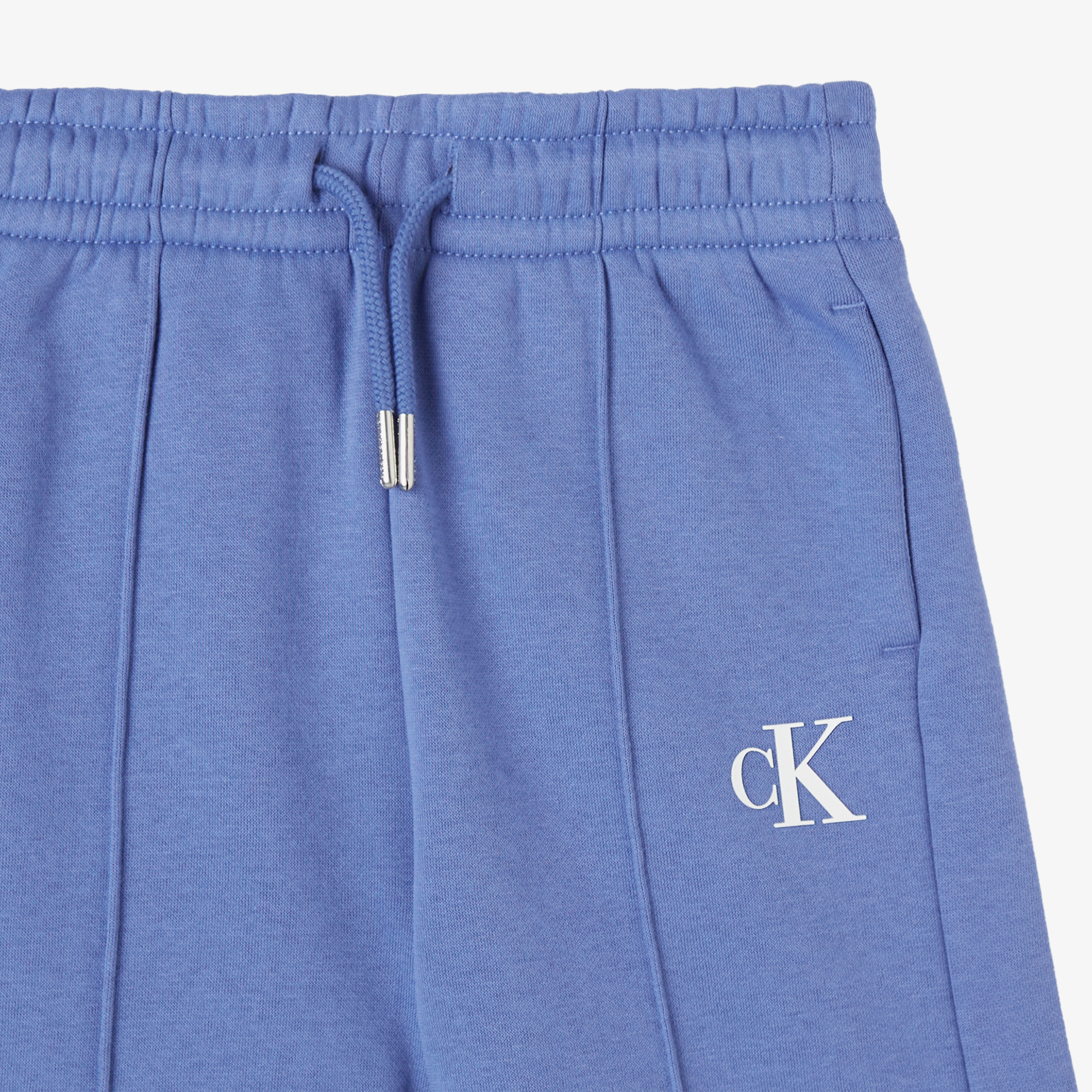 Calvin Klein Jeans Logo Fleece Jogger Çocuk Mavi Eşofman Altı