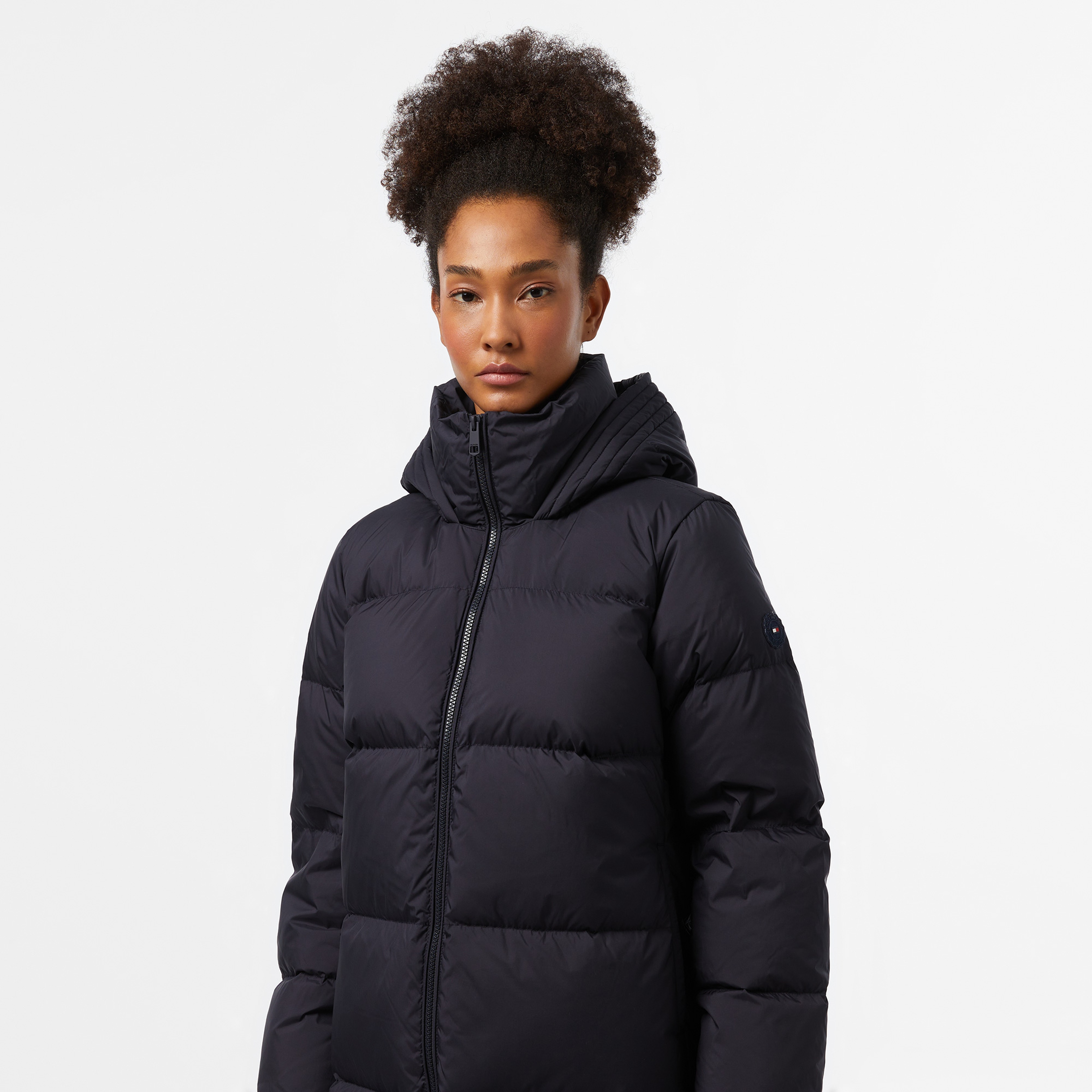 Tommy Hilfiger Hw Down Casual Kadın Lacivert Mont
