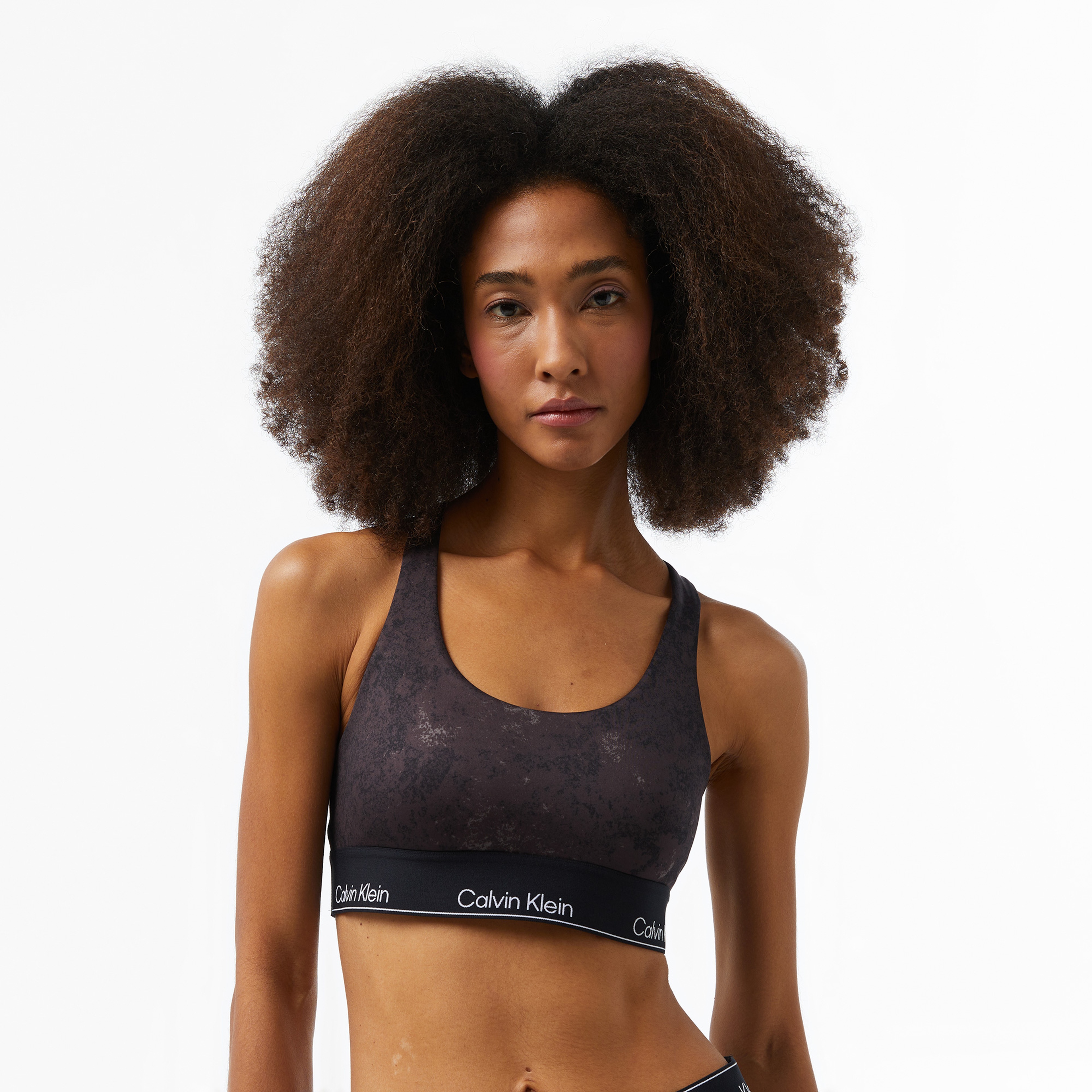 Calvin Klein Medium Support Kadın Mor Bra