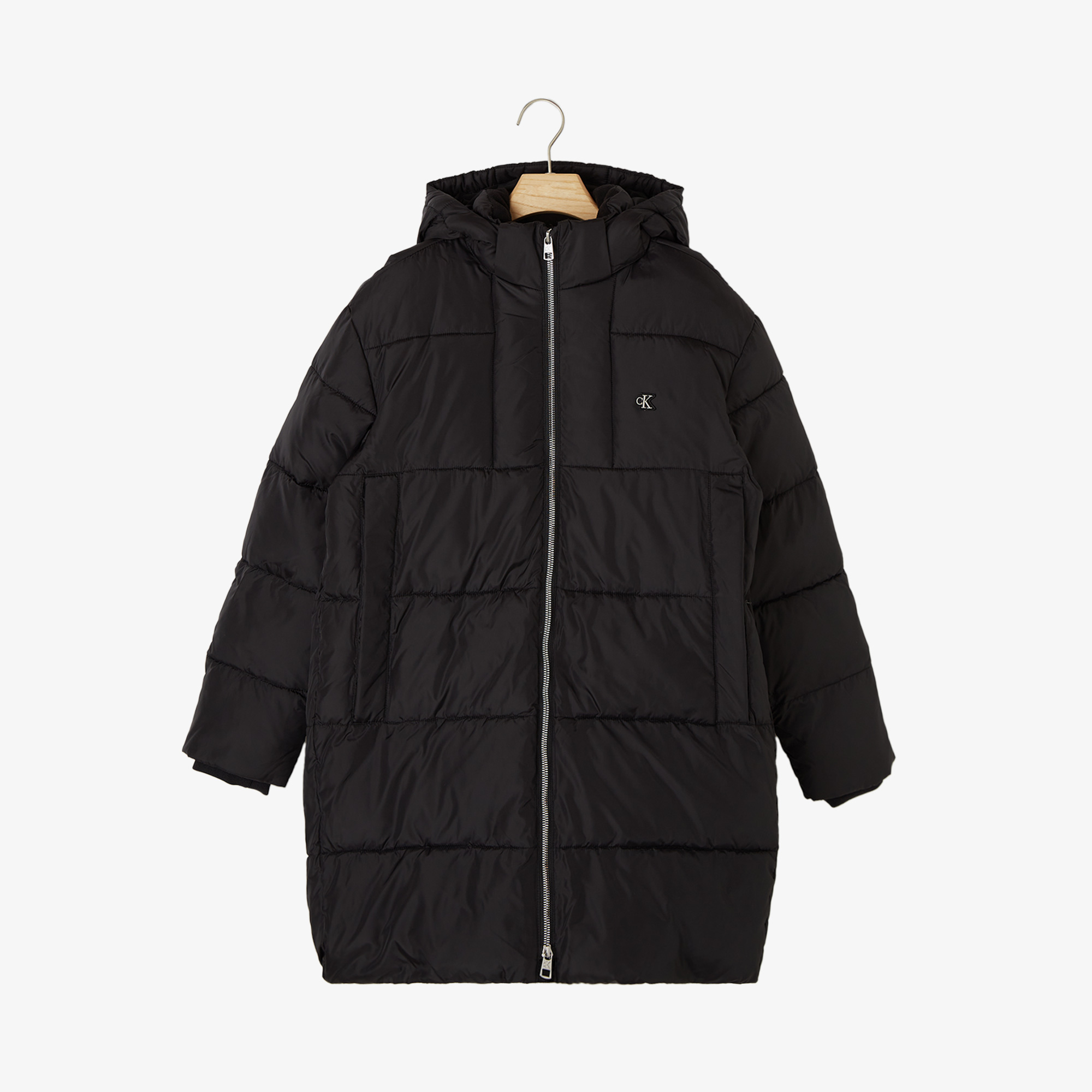 Calvin Klein Jeans Essential Parka Puffer Çocuk Siyah Mont