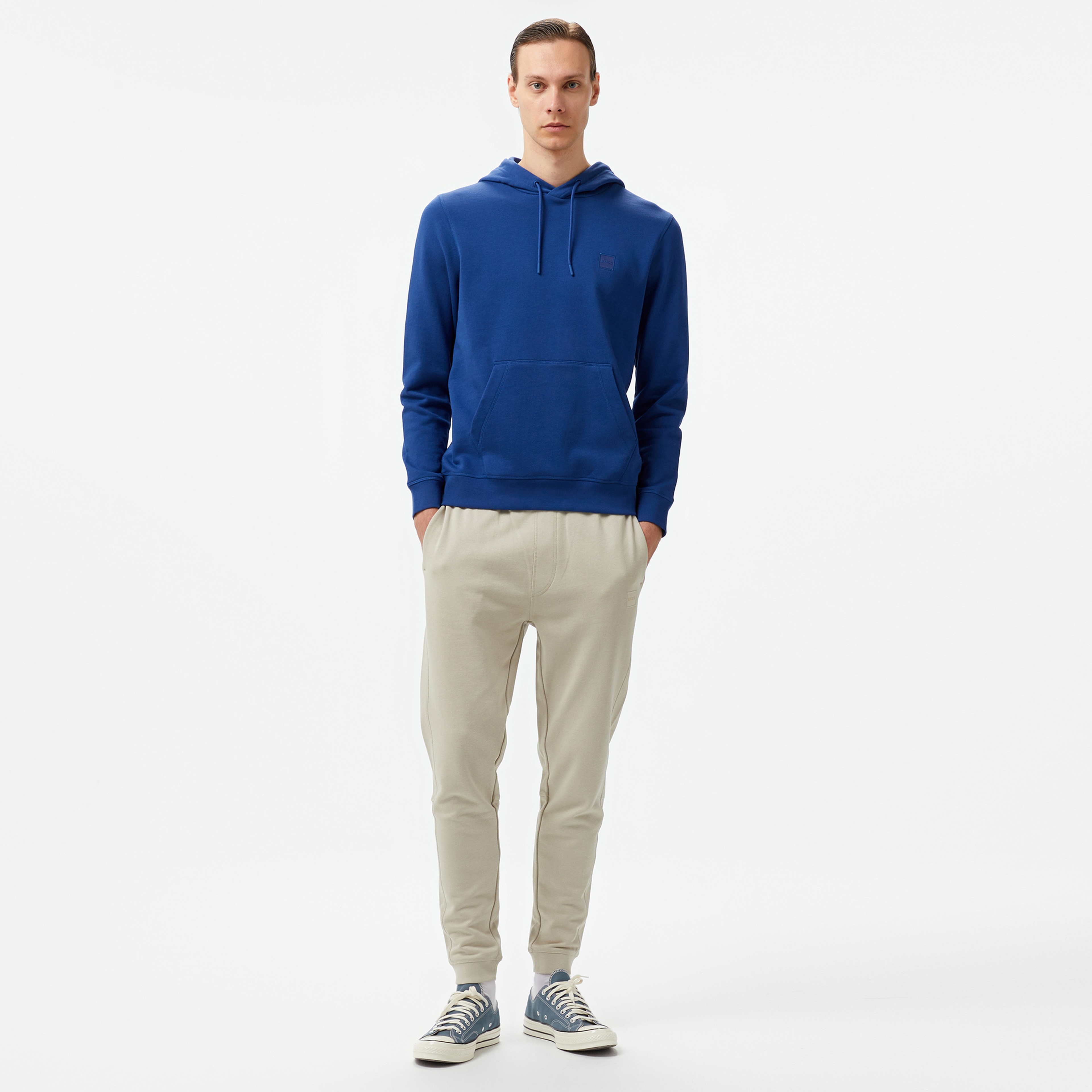 Boss Wetalk Erkek Mavi Hoodie