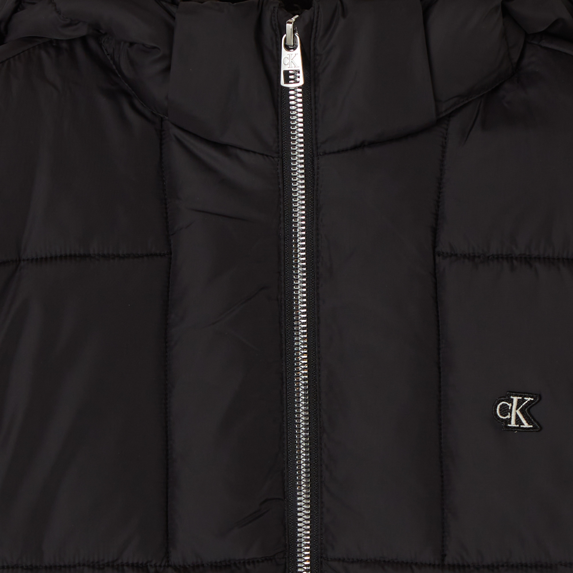 Calvin Klein Jeans Essential Parka Puffer Çocuk Siyah Mont