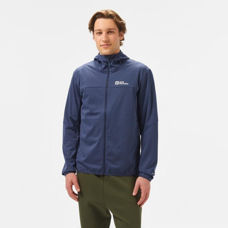 Jack Wolfskin Feldberg Hoody M Erkek Lacivert Ceket