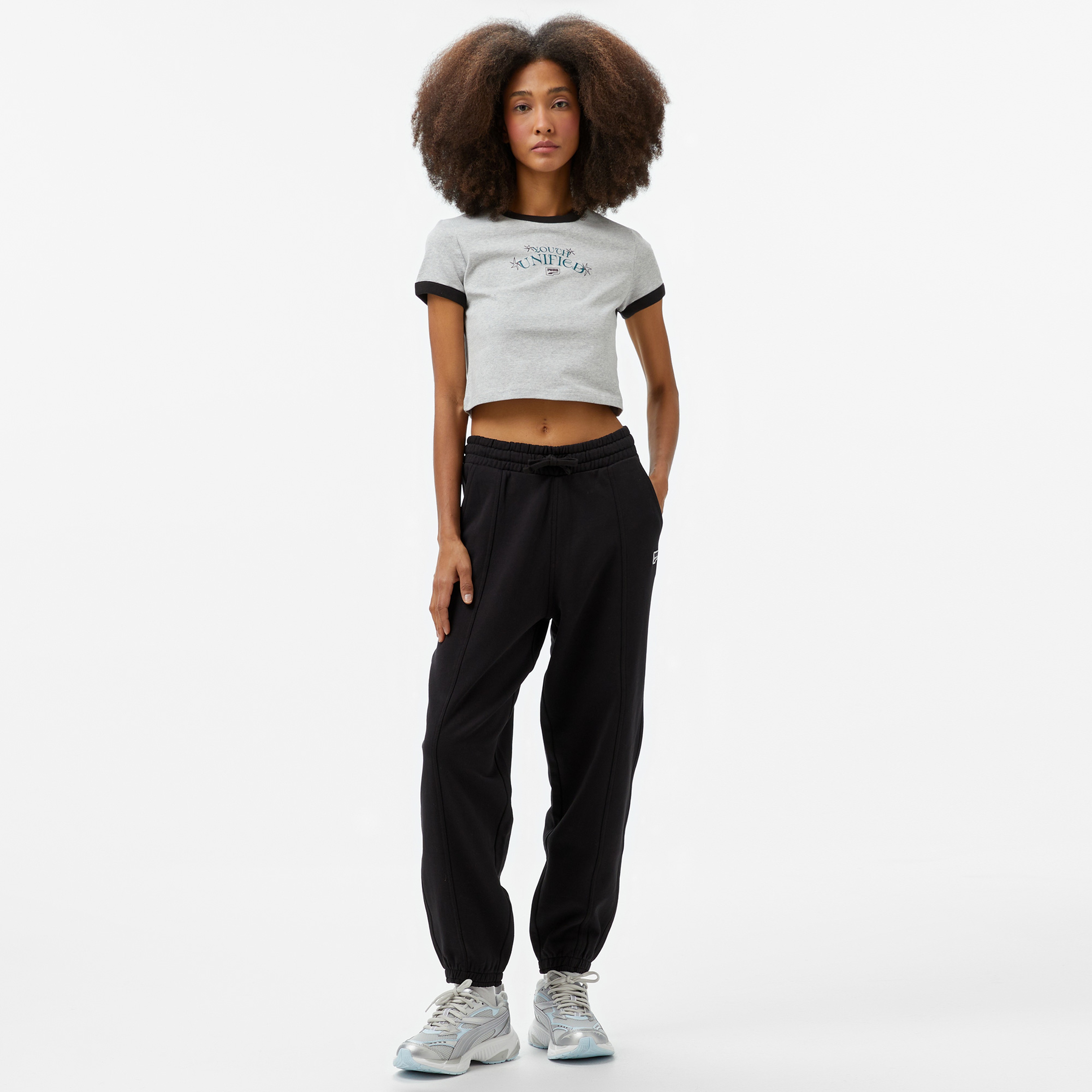 Puma Downtown Re:Collection Kadın Siyah Eşofman Altı