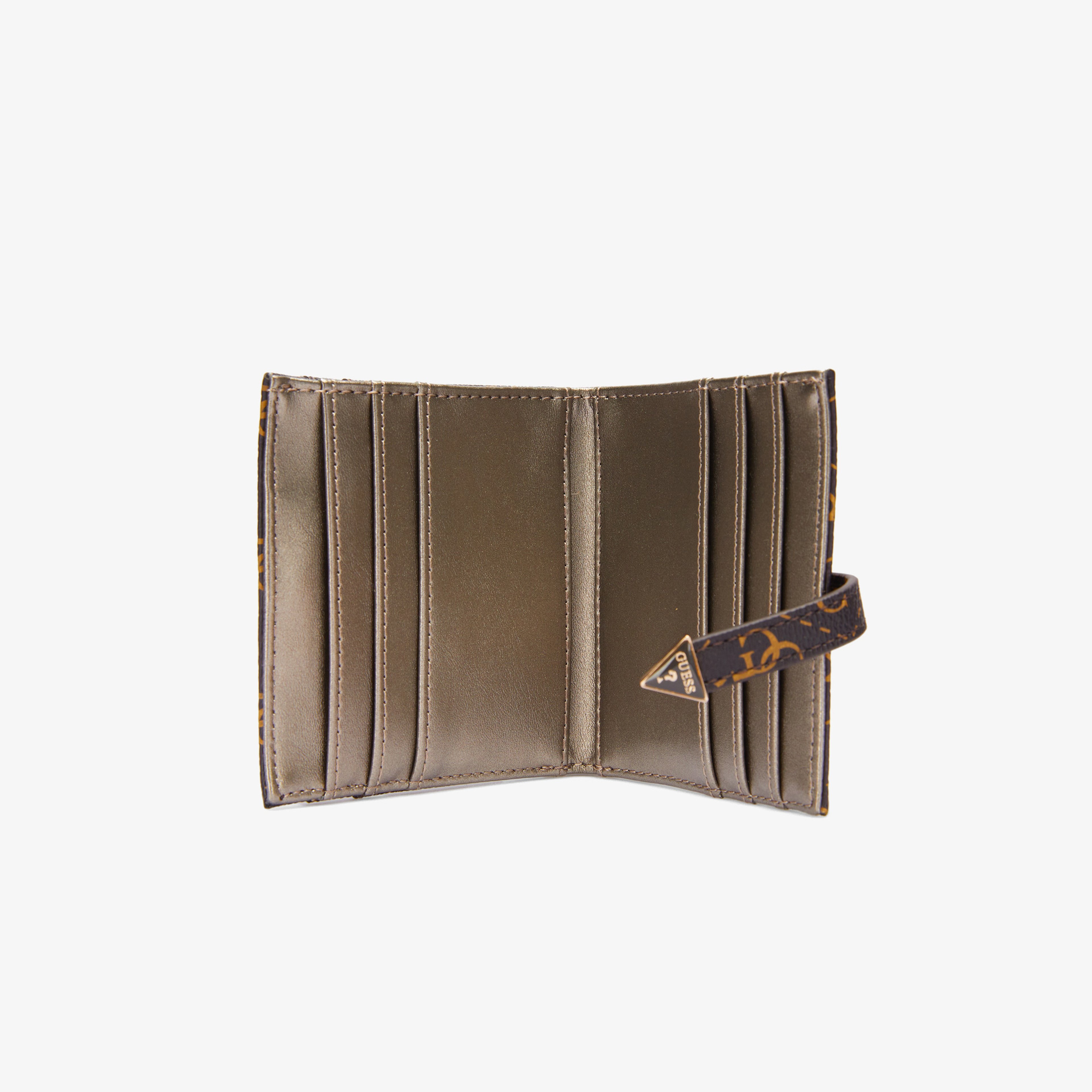Guess Eco Carly Small Eco Erica Tab Kadın Kahverengi Kartlık
