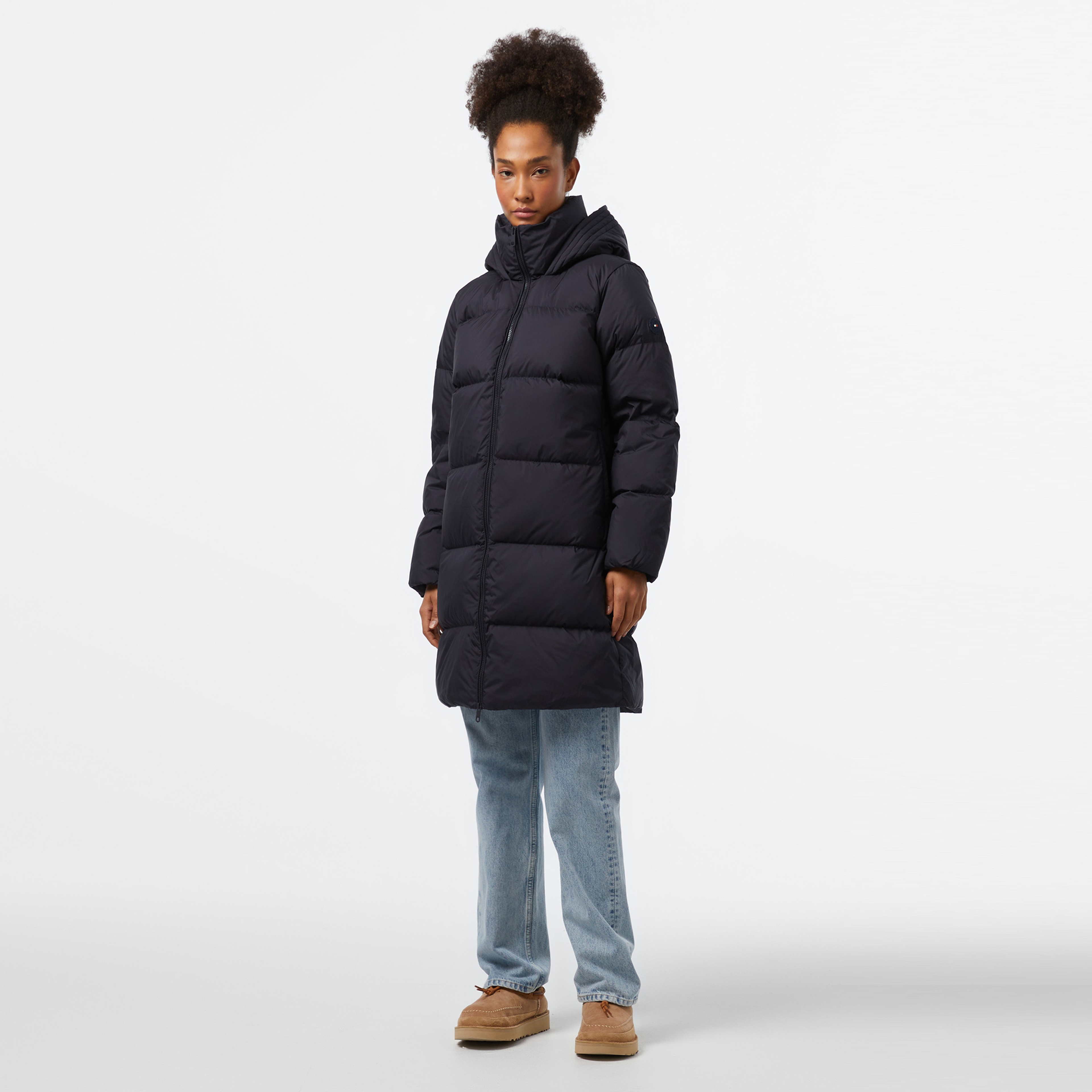 Tommy Hilfiger Hw Down Casual Kadın Lacivert Mont