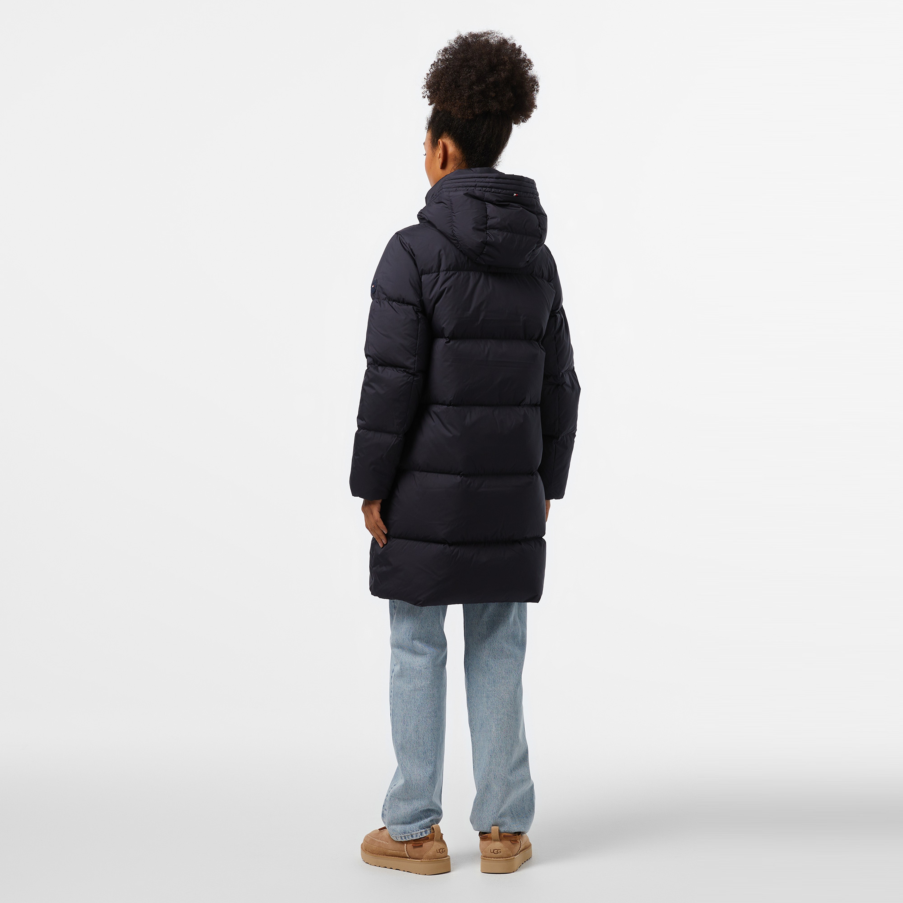 Tommy Hilfiger Hw Down Casual Kadın Lacivert Mont