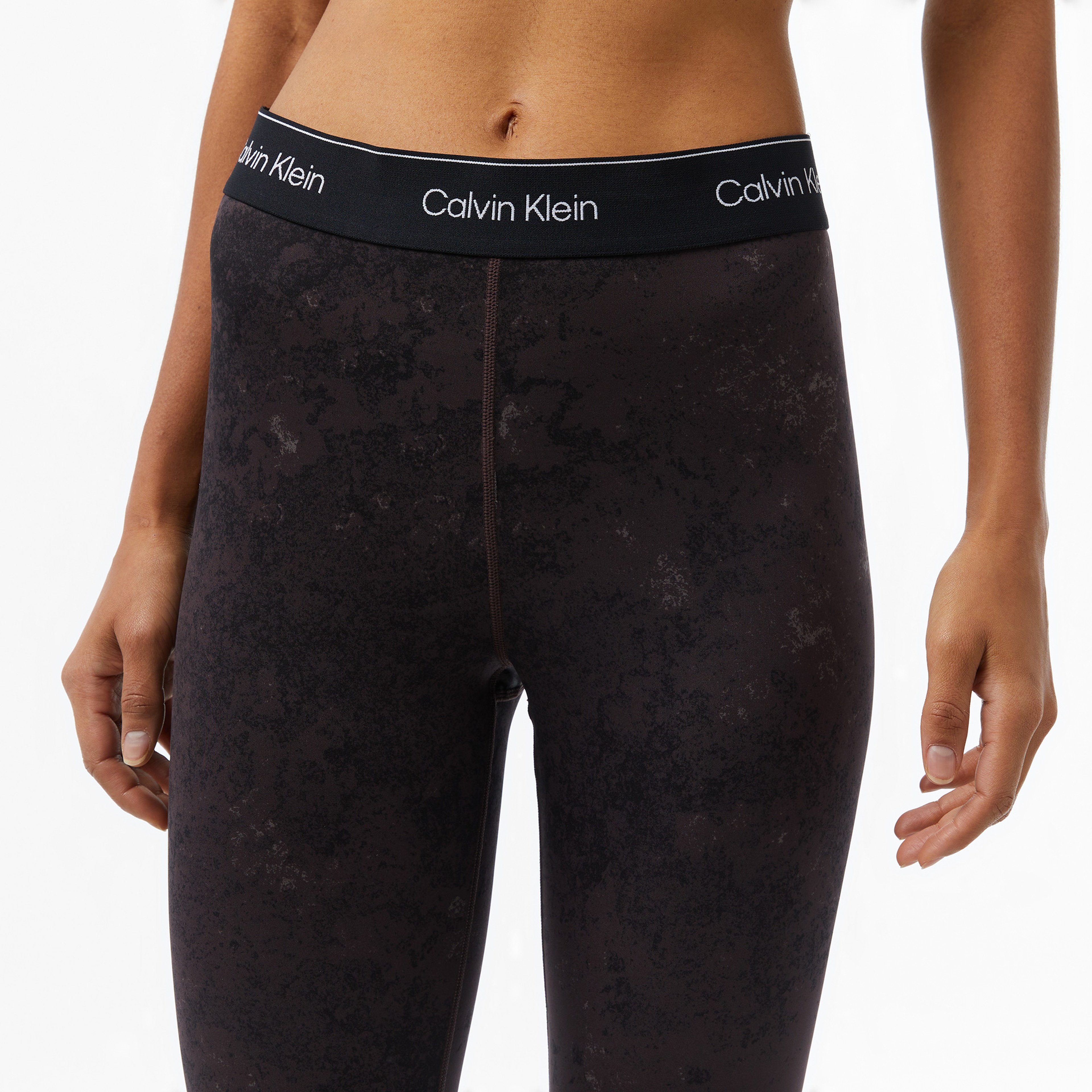 Calvin Klein High Rise Kadın Mor Tayt