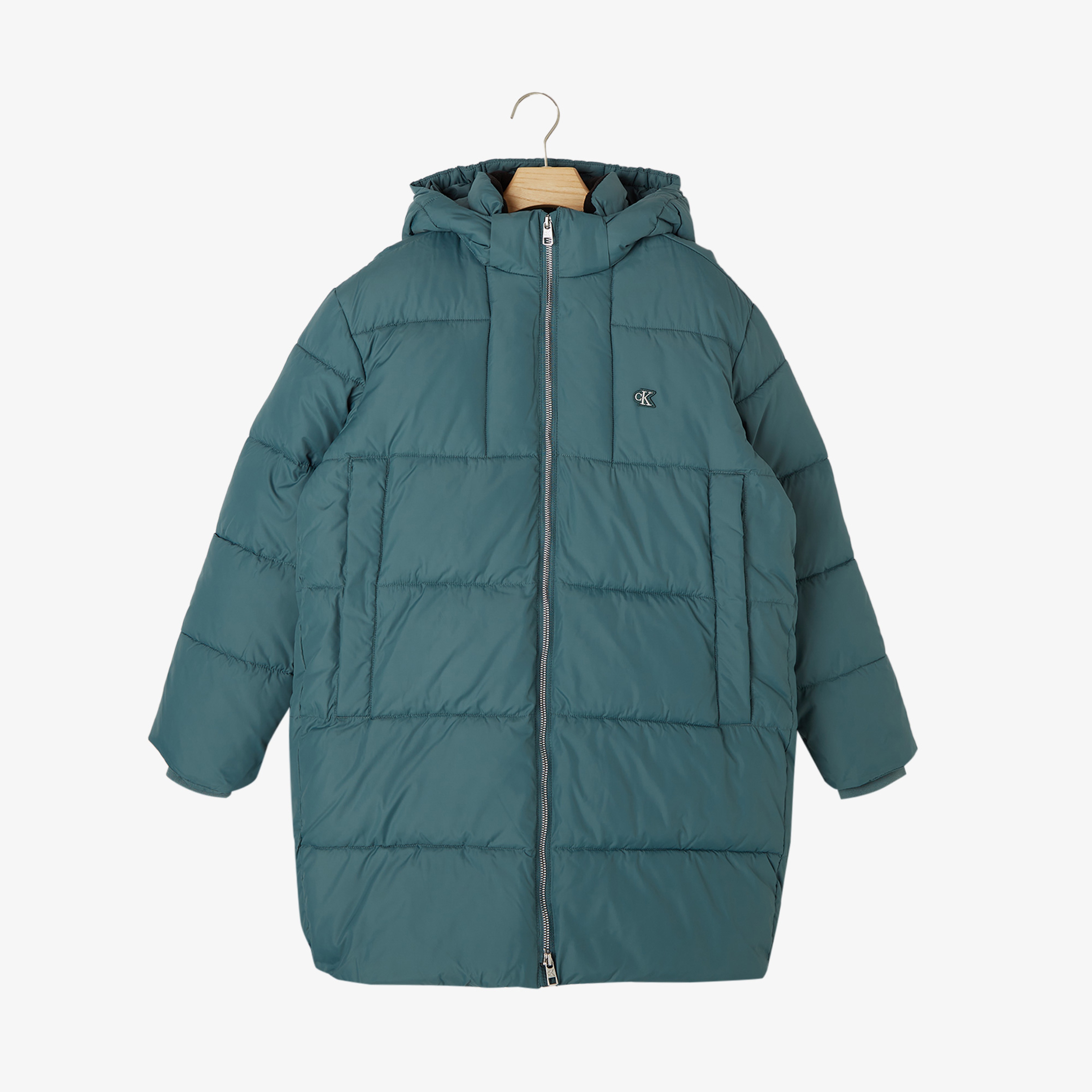 Calvin Klein Jeans Essential Parka Puffer Çocuk Mavi Mont