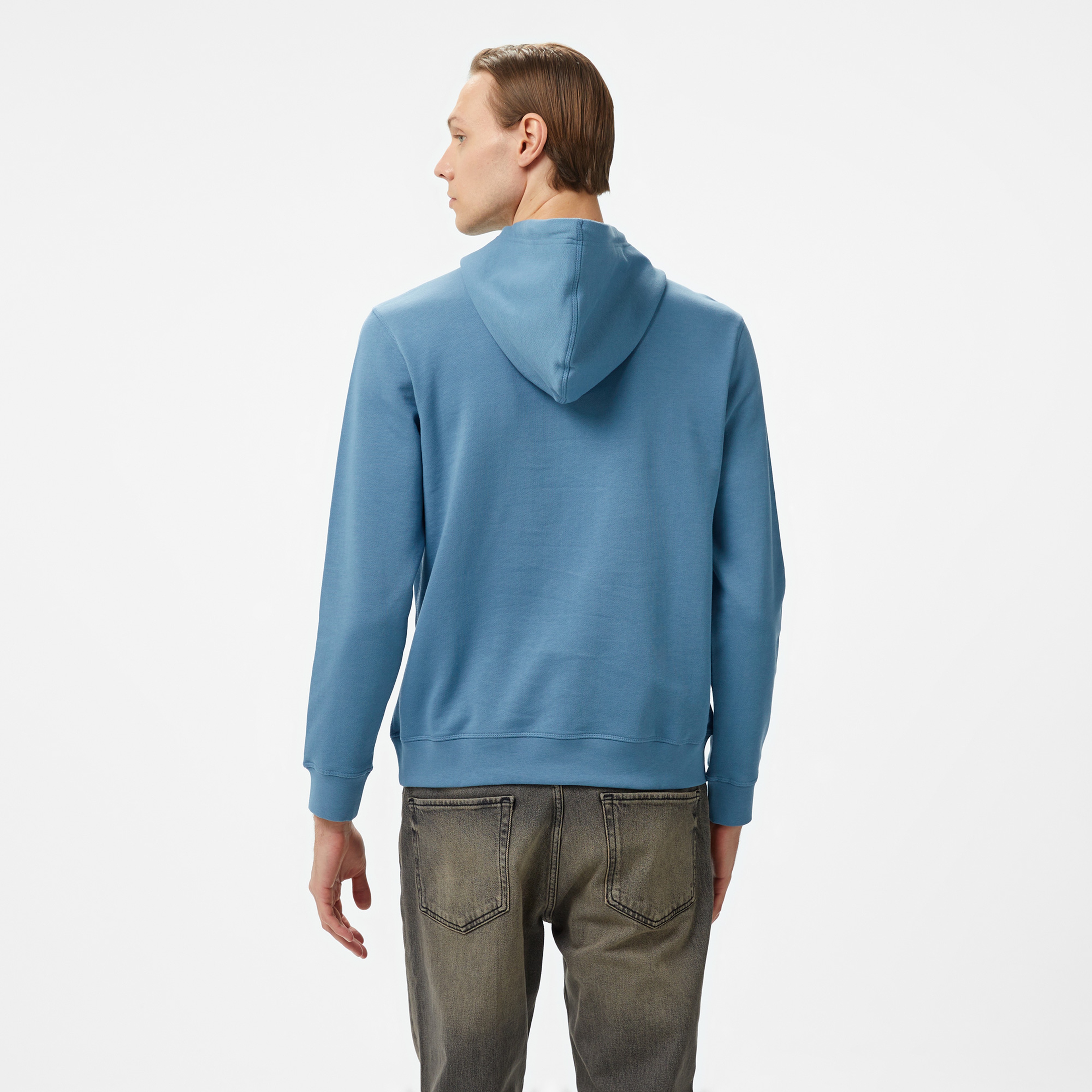 Boss Wetalk Erkek Mavi Hoodie