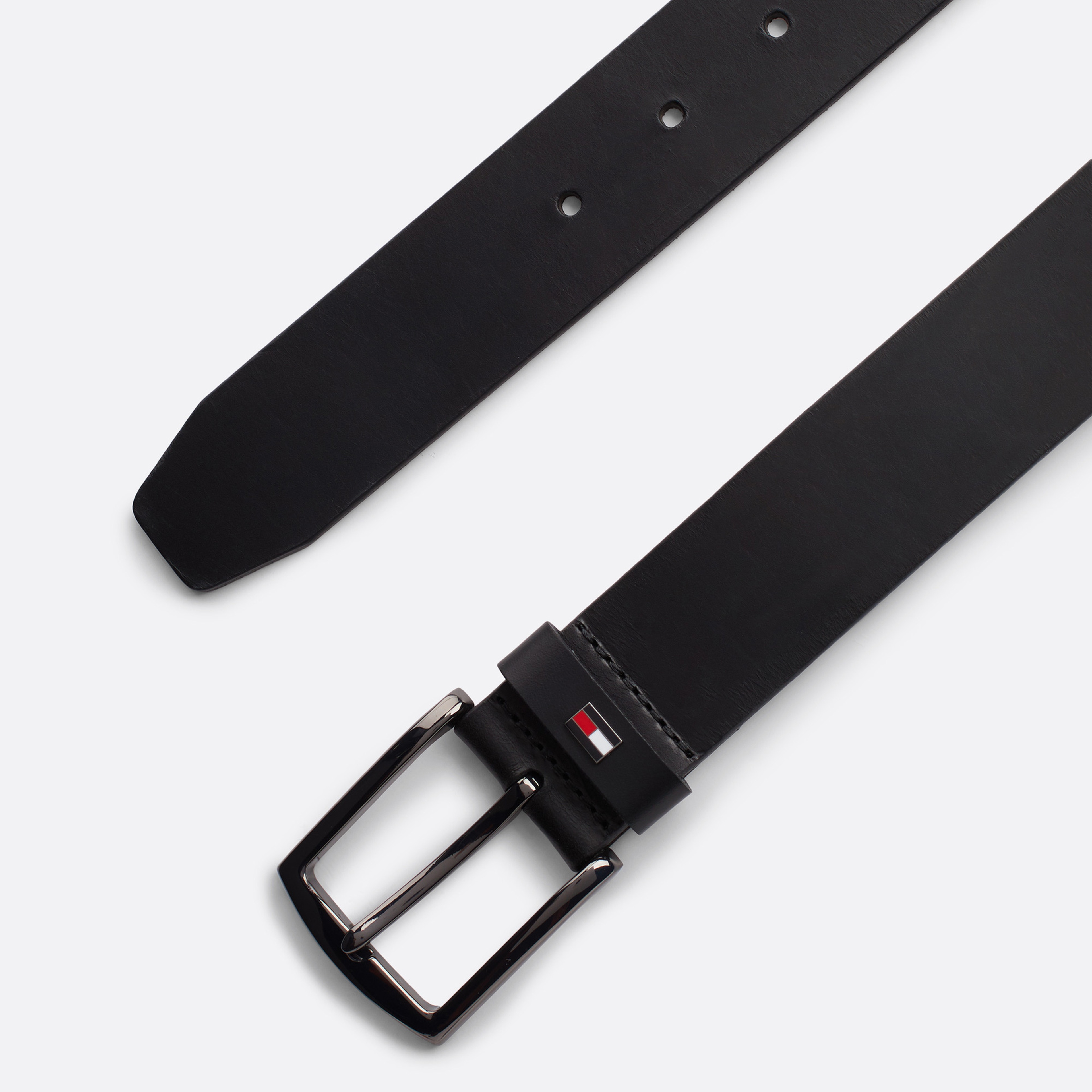 Tommy Hilfiger Erkek Siyah Kemer