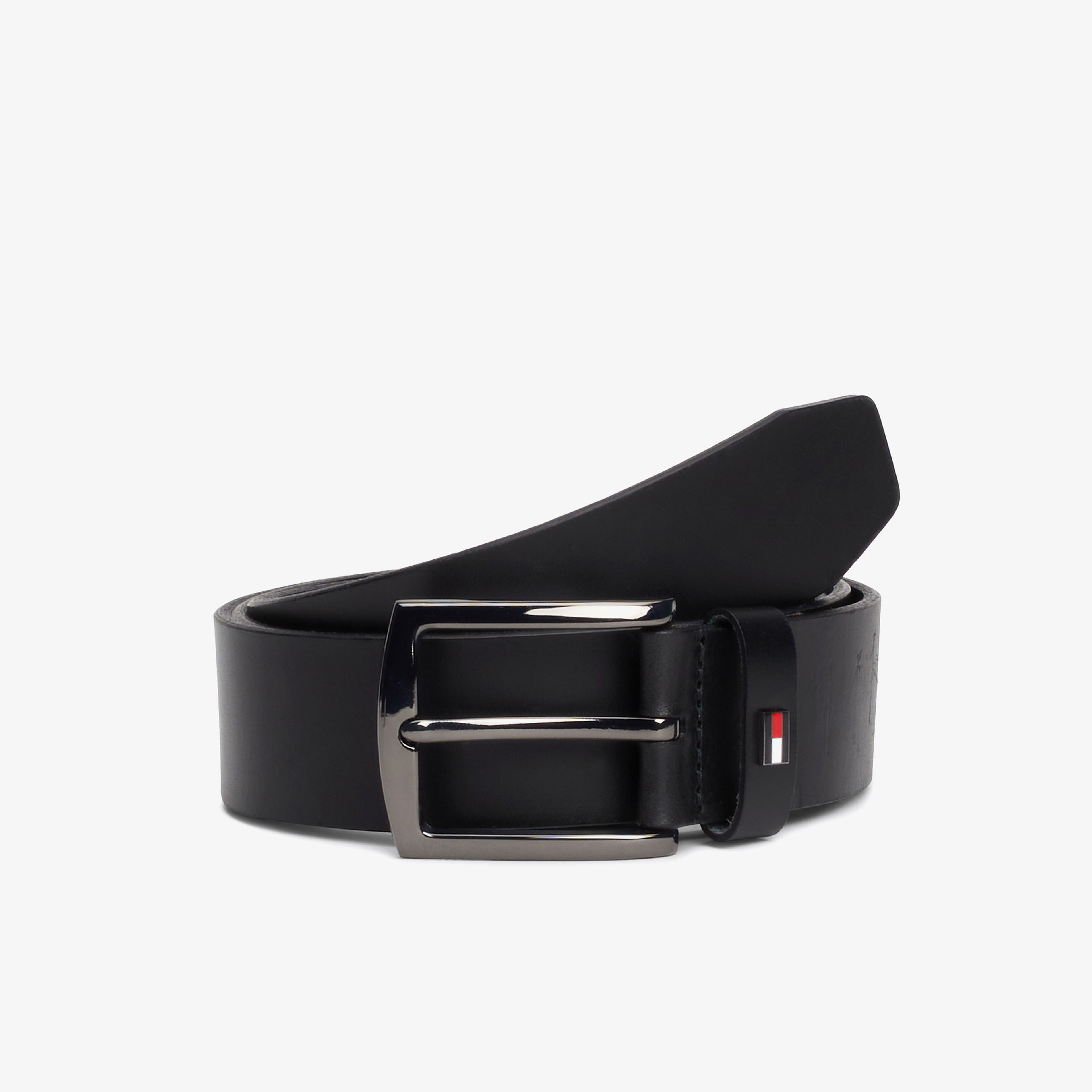 Tommy Hilfiger Erkek Siyah Kemer