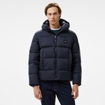 Calvin Klein Hooded Quilt Puffer Erkek Lacivert Mont