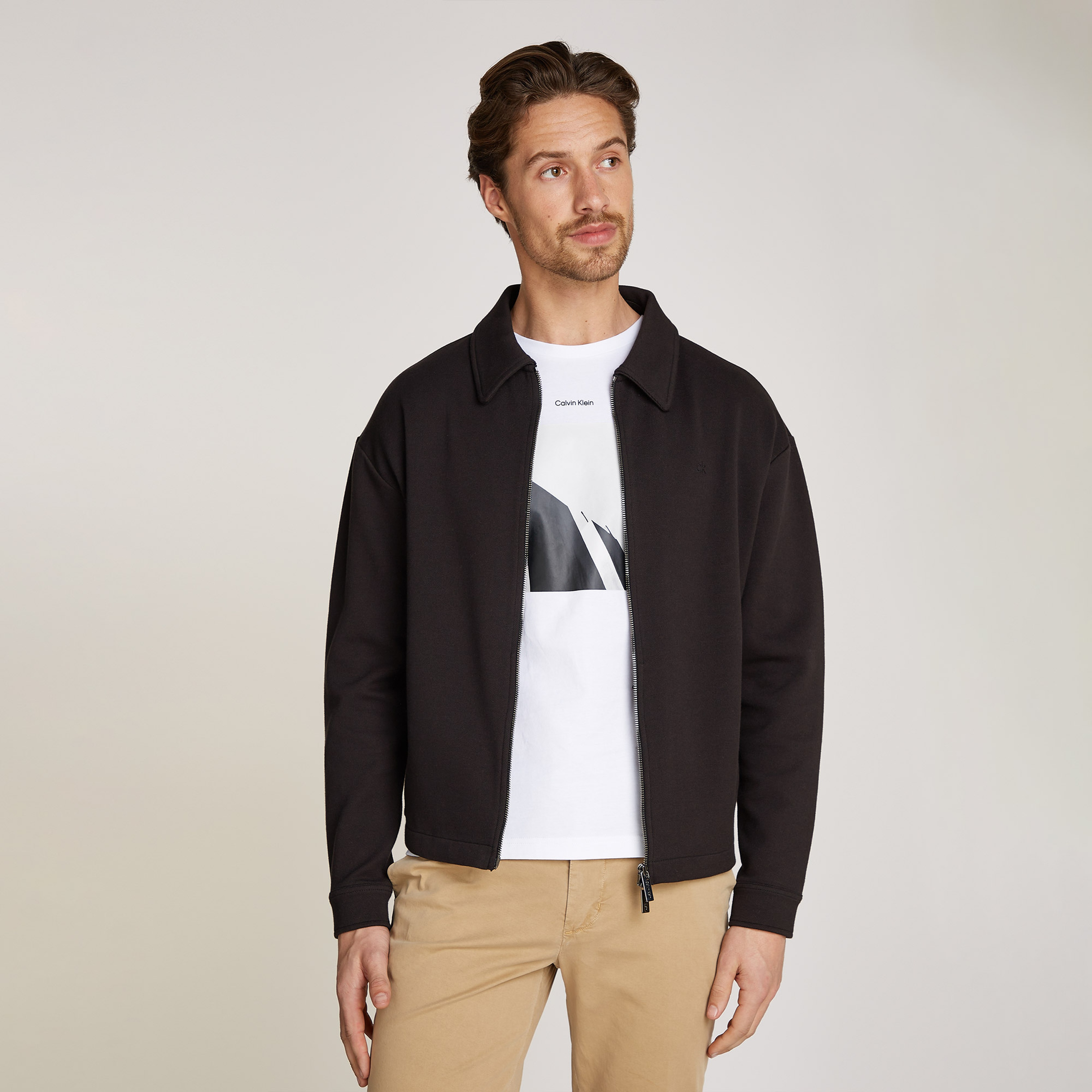 Calvin Klein Erkek Siyah Sweatshirt