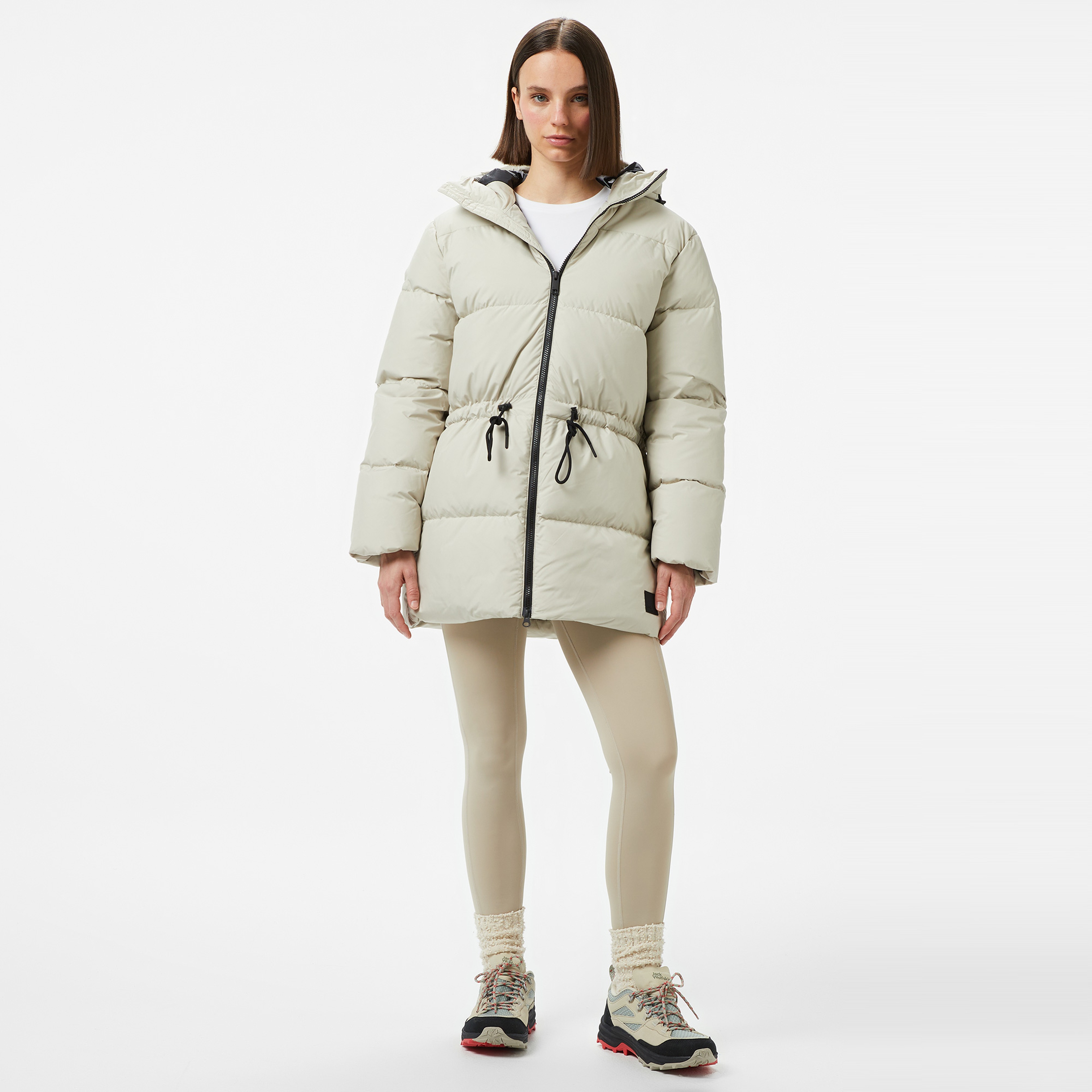 Jack Wolfskin Kirschallee Jkt W Kadın Krem Ceket