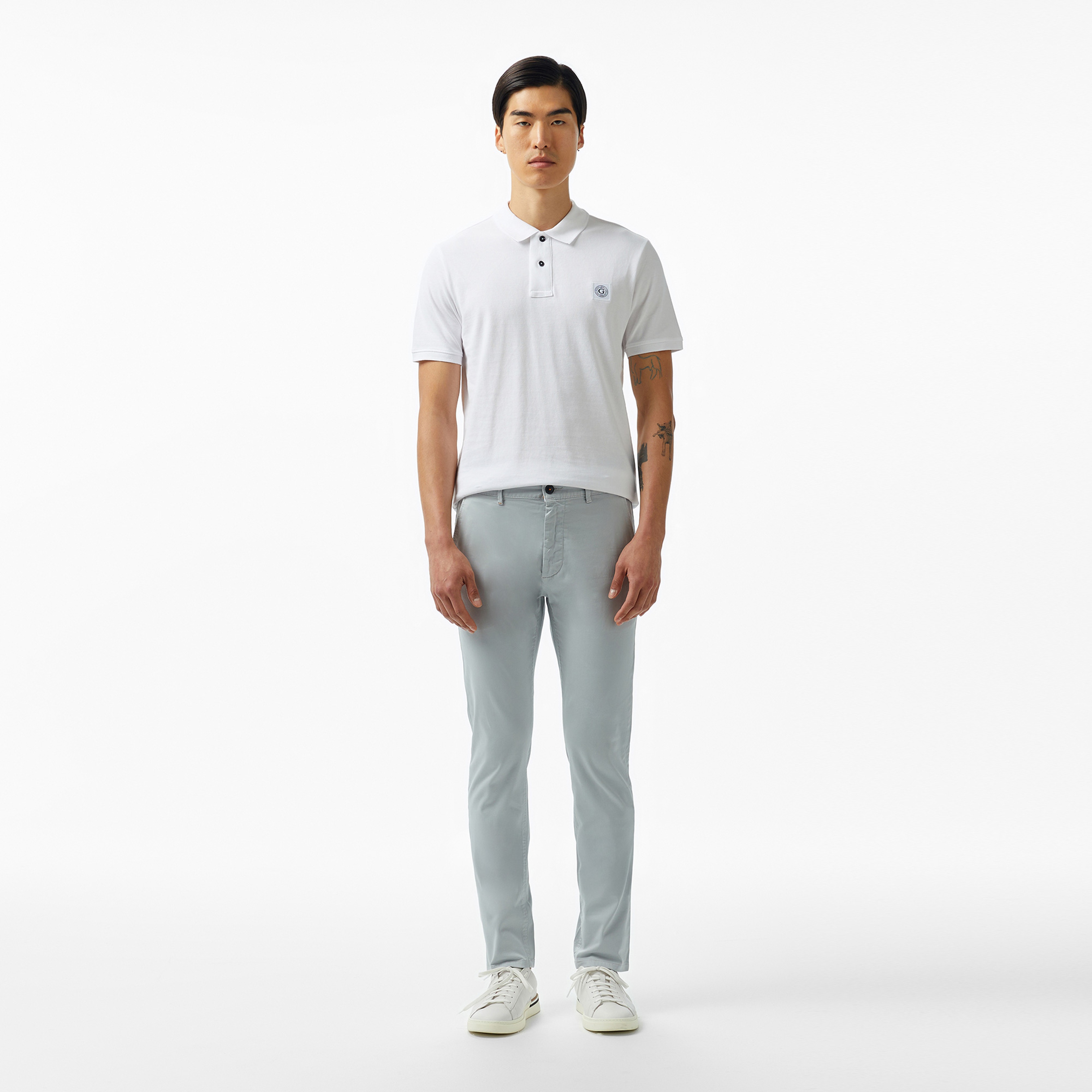 Boss Chino Slim Erkek Gri Pantolon