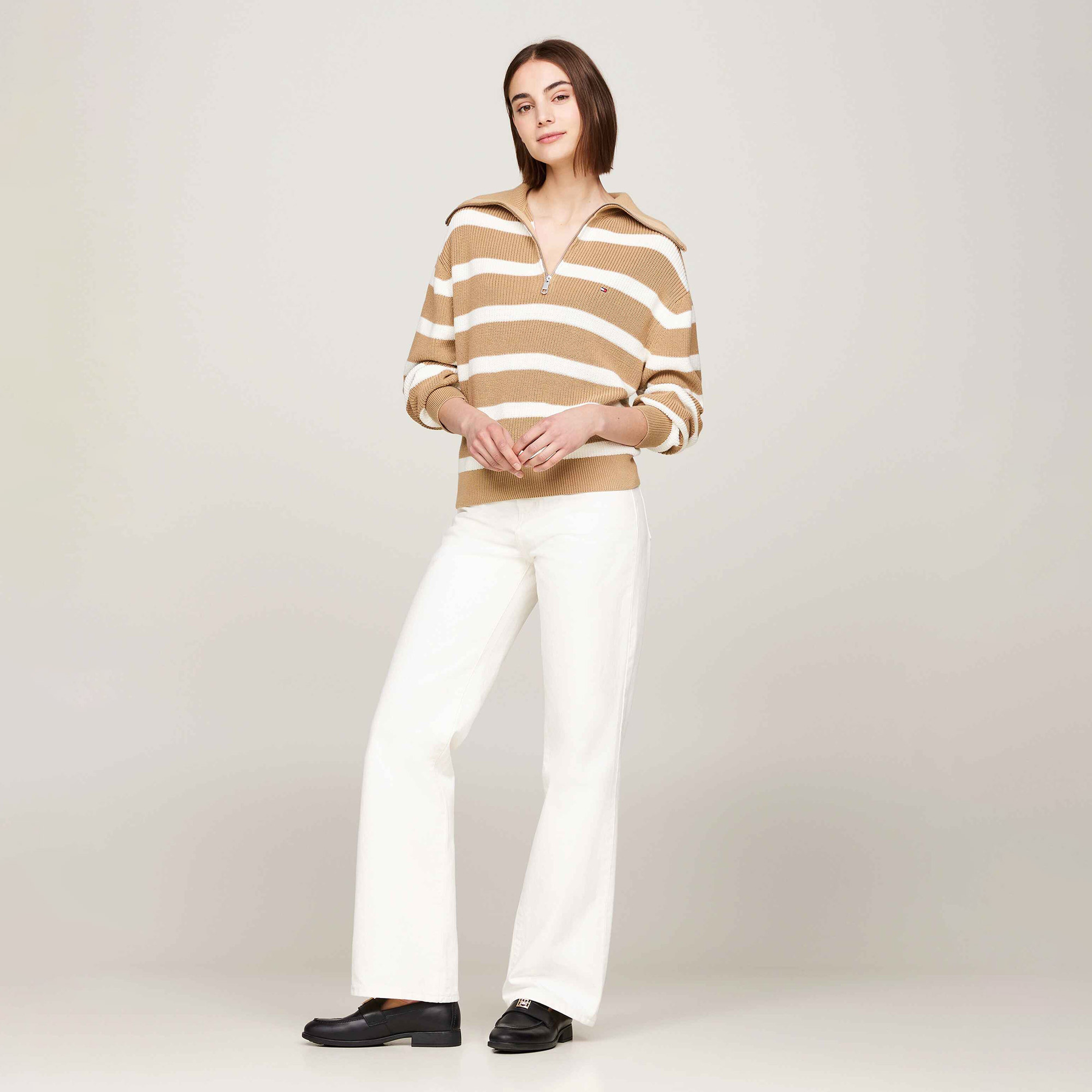 Tommy Hilfiger Kadın Haki Triko