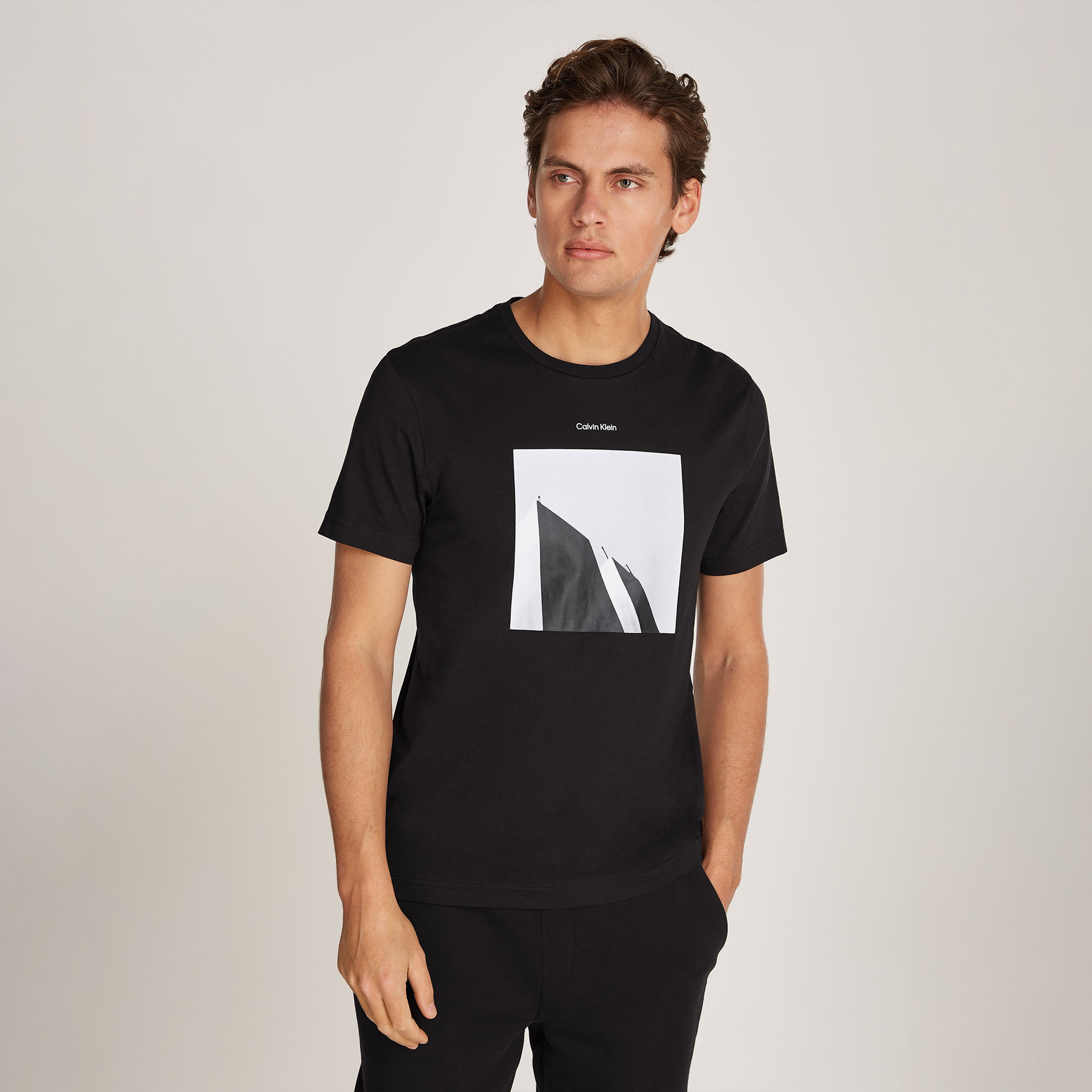 Calvin Klein Erkek Siyah T-Shirt