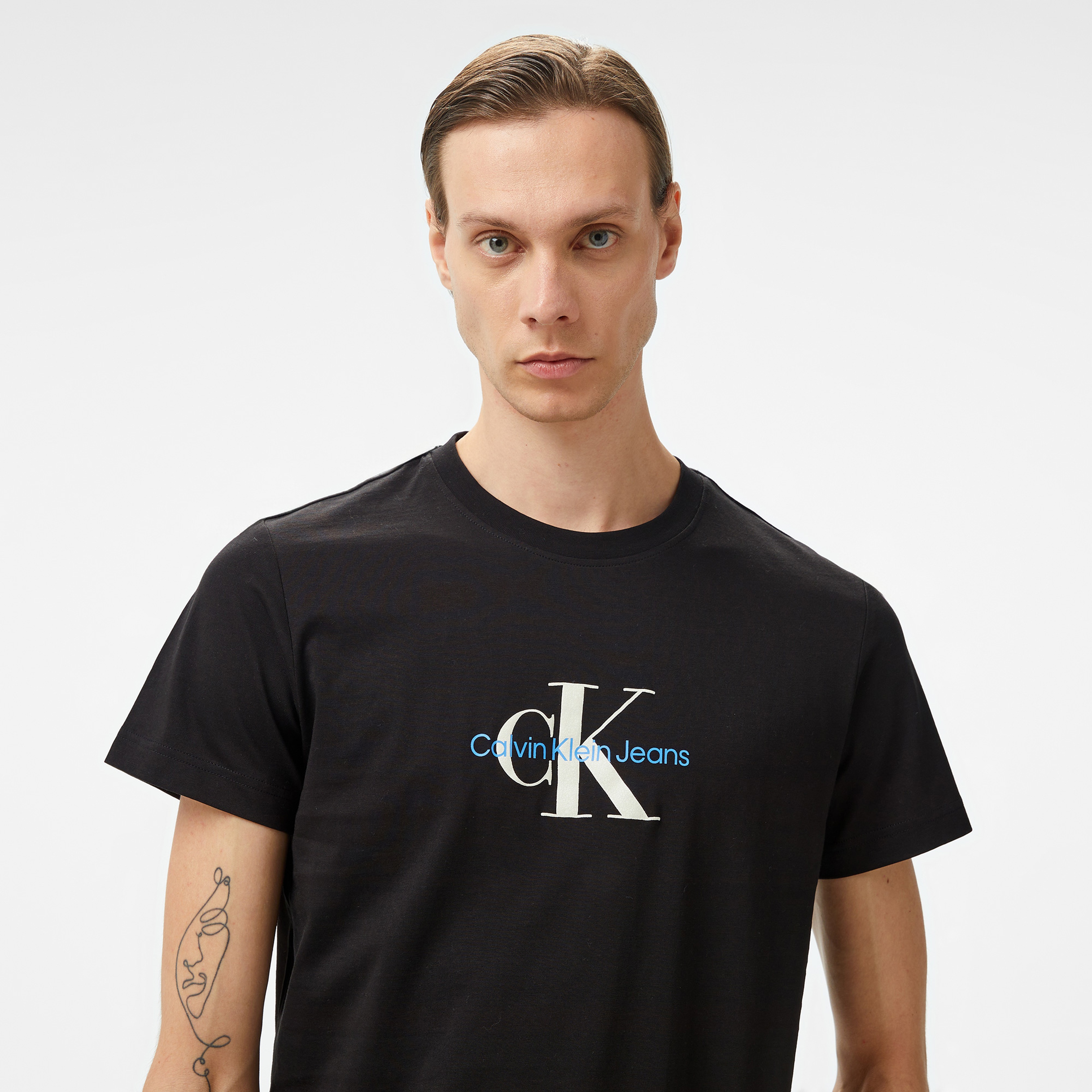 Calvin Klein Jeans Erkek Siyah T-Shirt