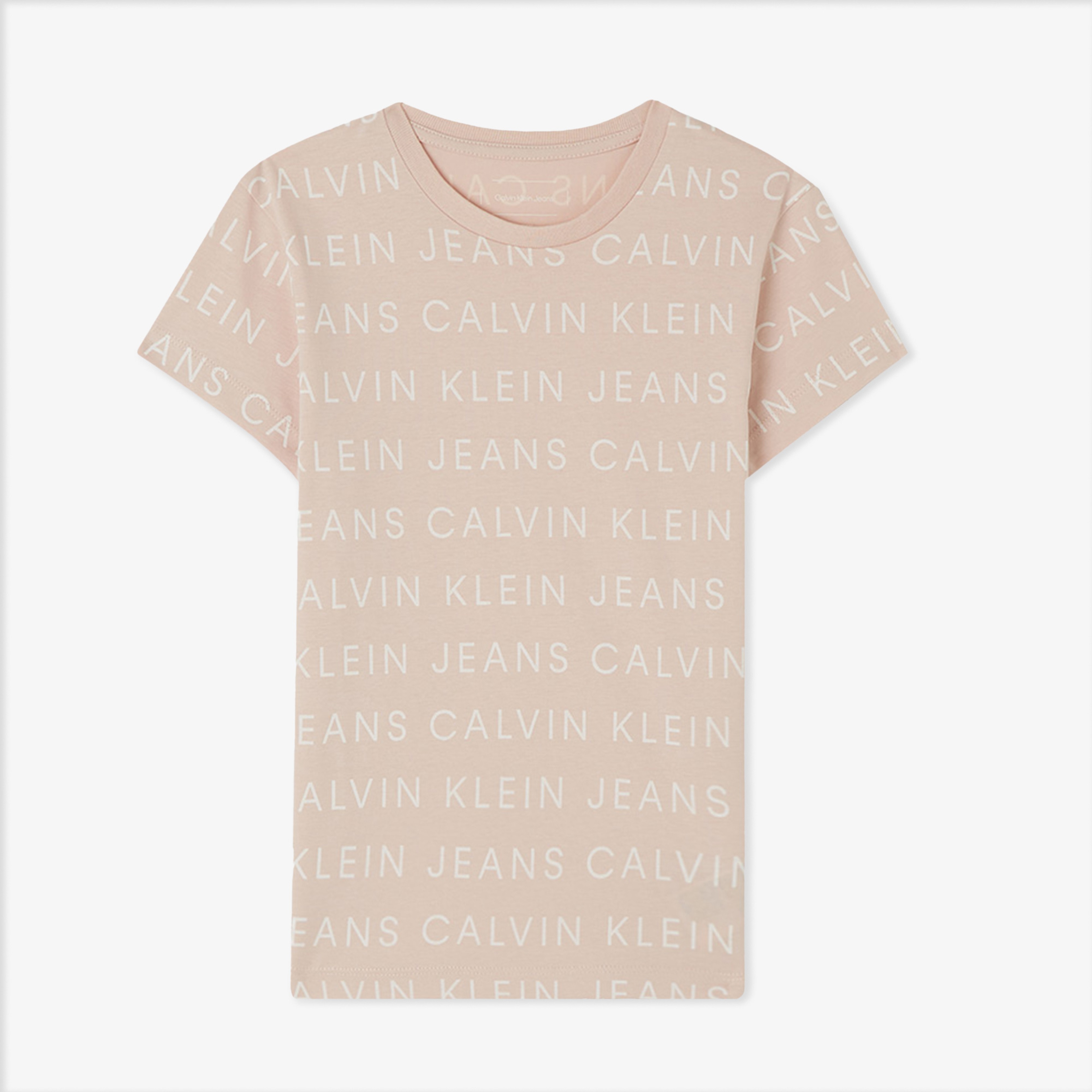Calvin Klein Jeans 2li Paket Logo Aop Çocuk Siyah/Pembe T-Shirt